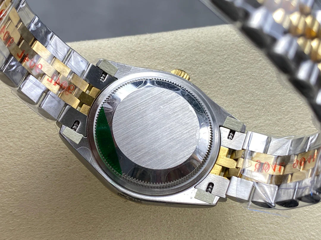 Datejust 31mm Yellow Gold Steel Diamond Bezel White Dial