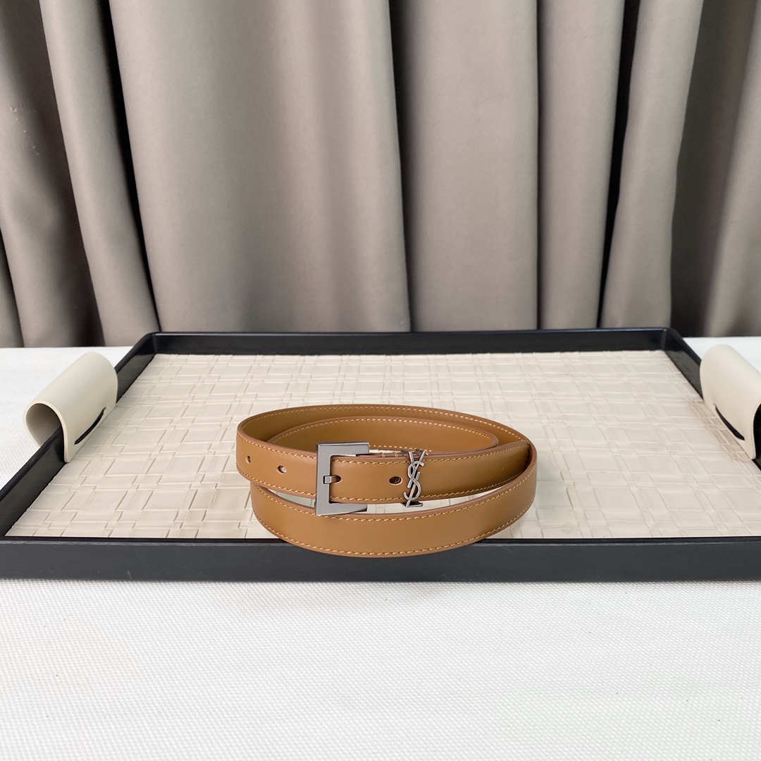 YSL Women Belt Width 2cm
