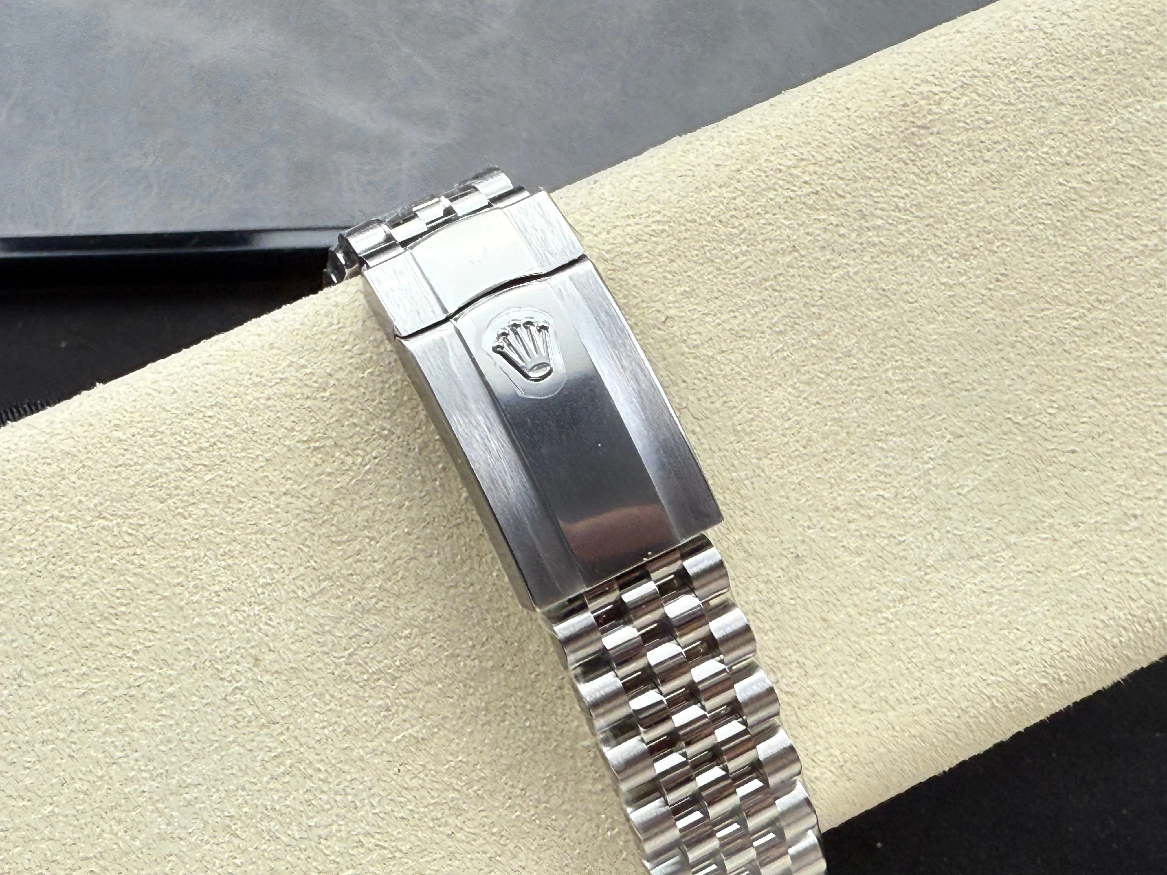 Rolex Day-Date 36mm Silver Navy Blue