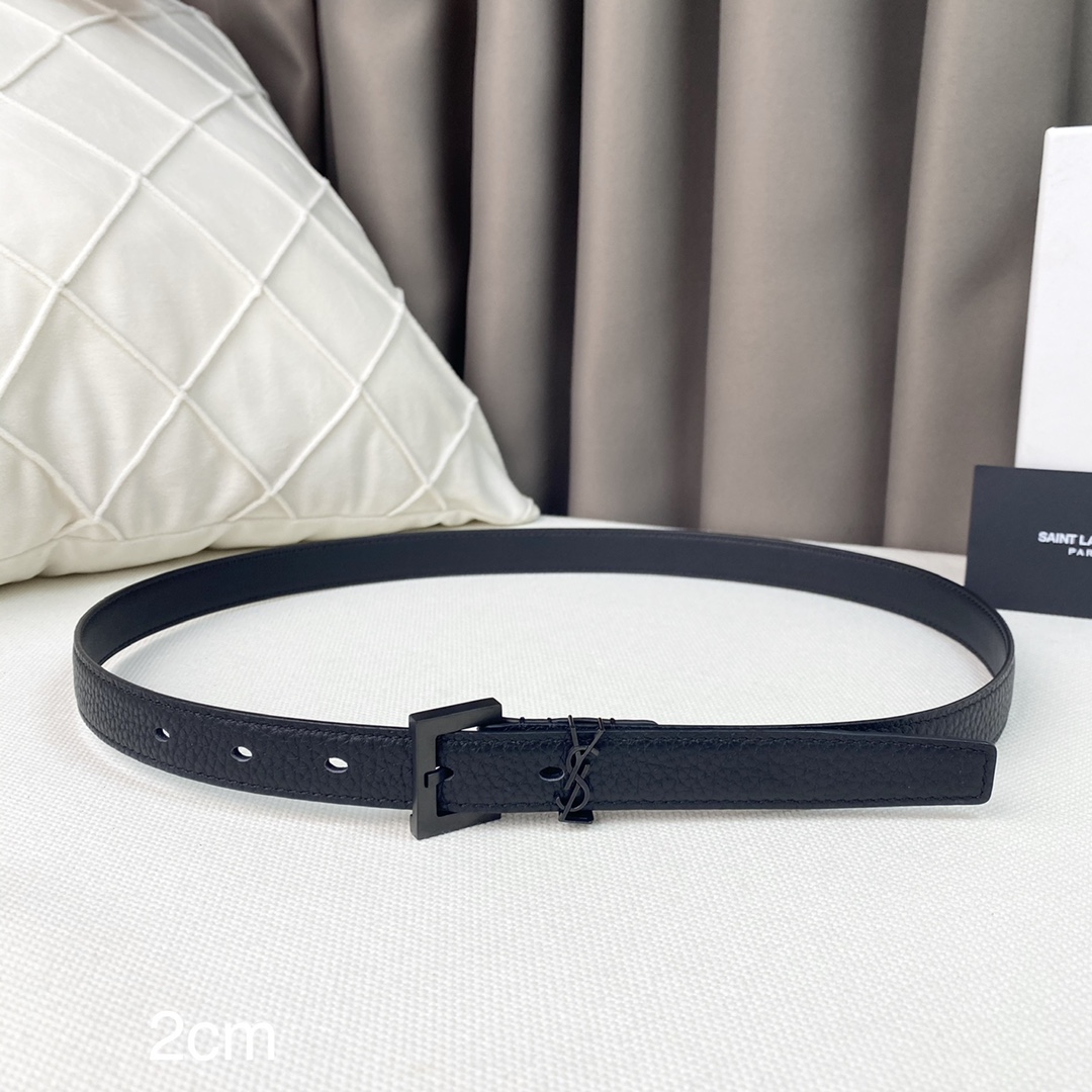 YSL Women Belt Width 2cm