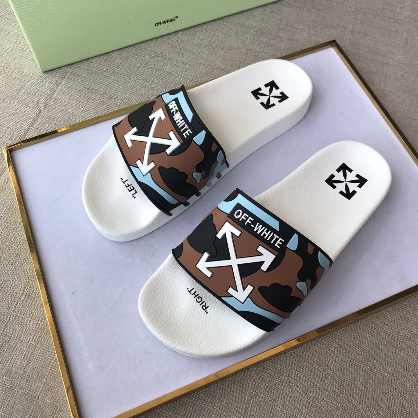 OFF White Mens Women Sandals Gr. 36-46