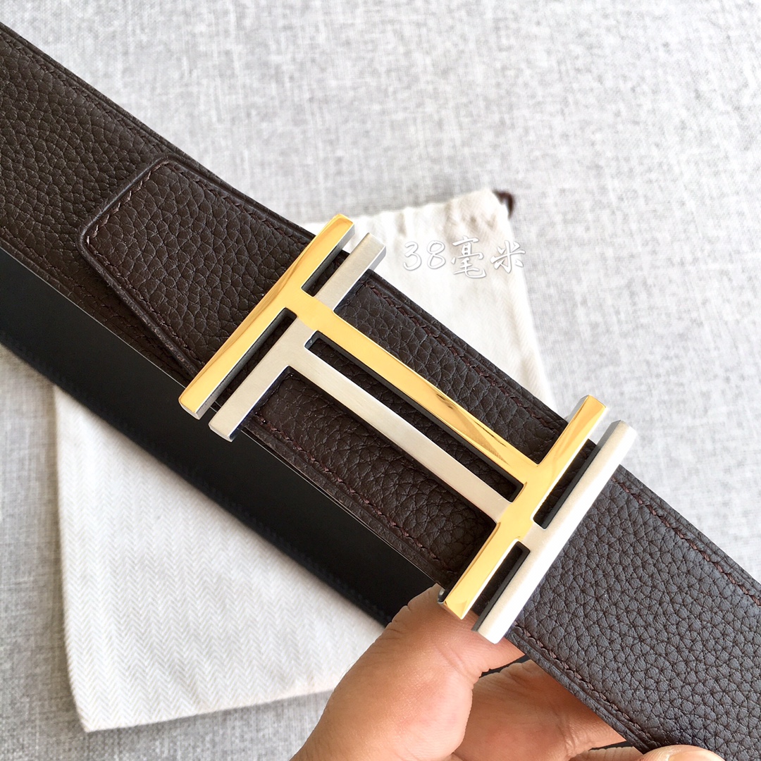 Hermes Men Belt Width 3.8cm