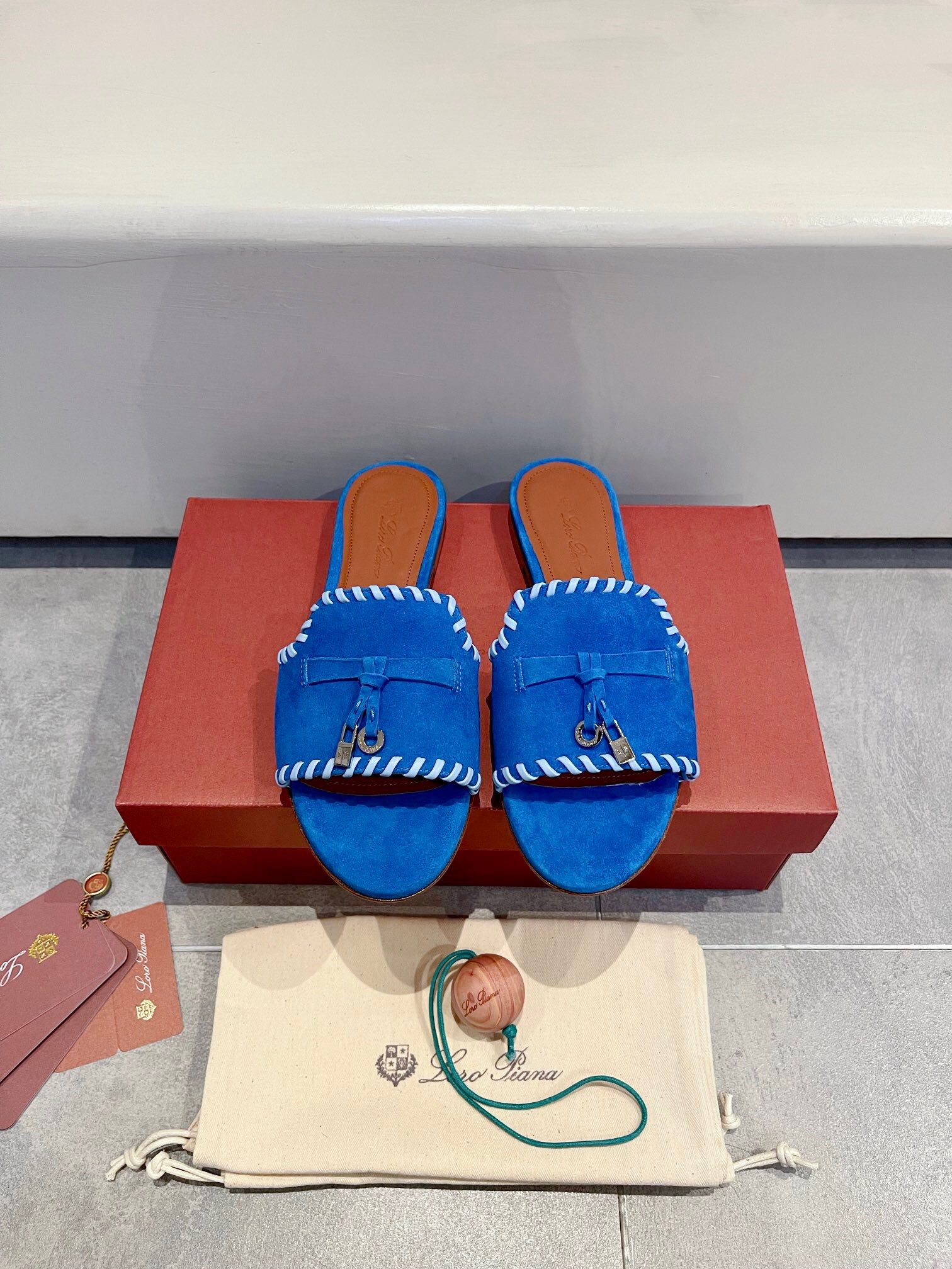 Loro Piana Charms Slipper Women Slippers Size 36-41