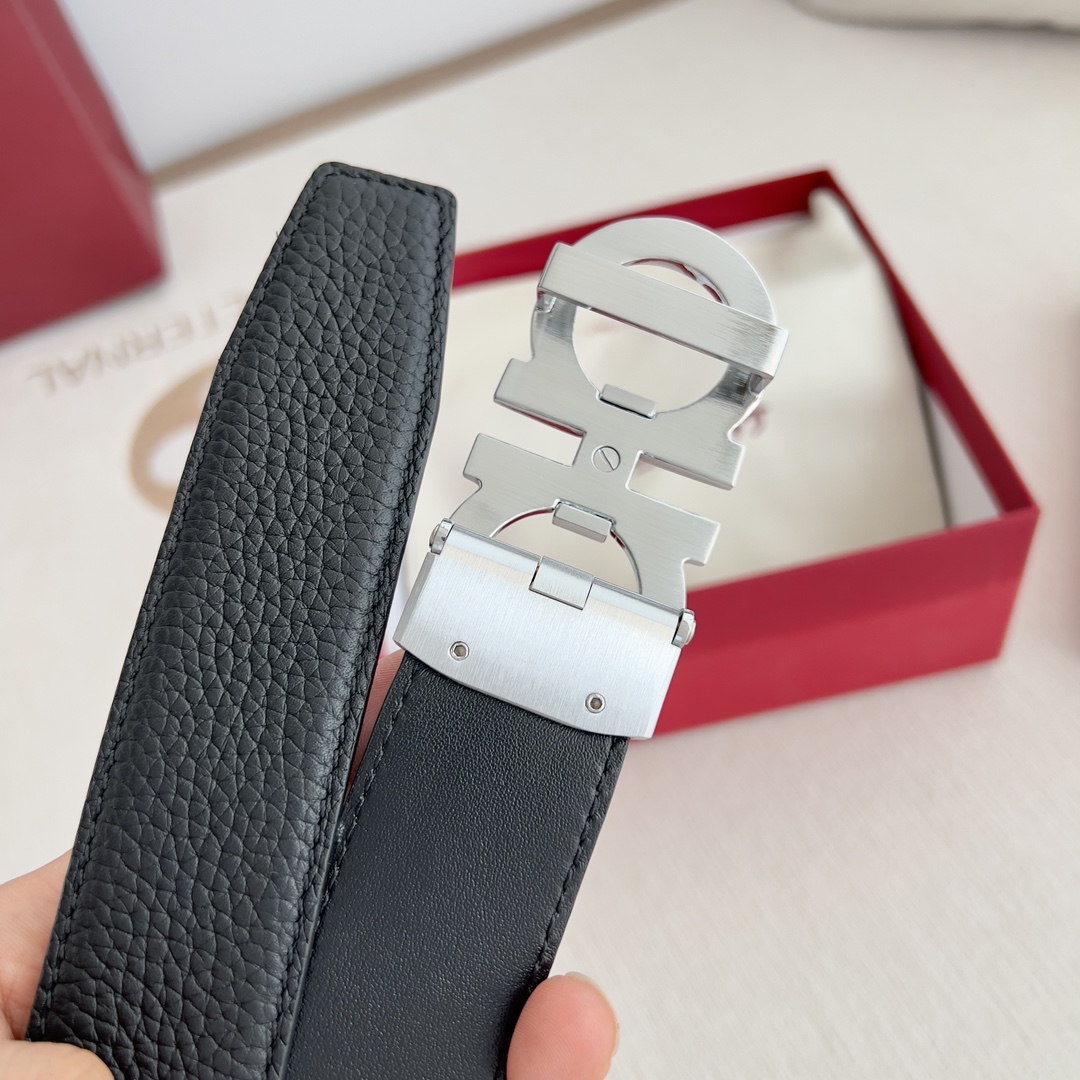 Ferragamo Men Belt Width 3.5cm