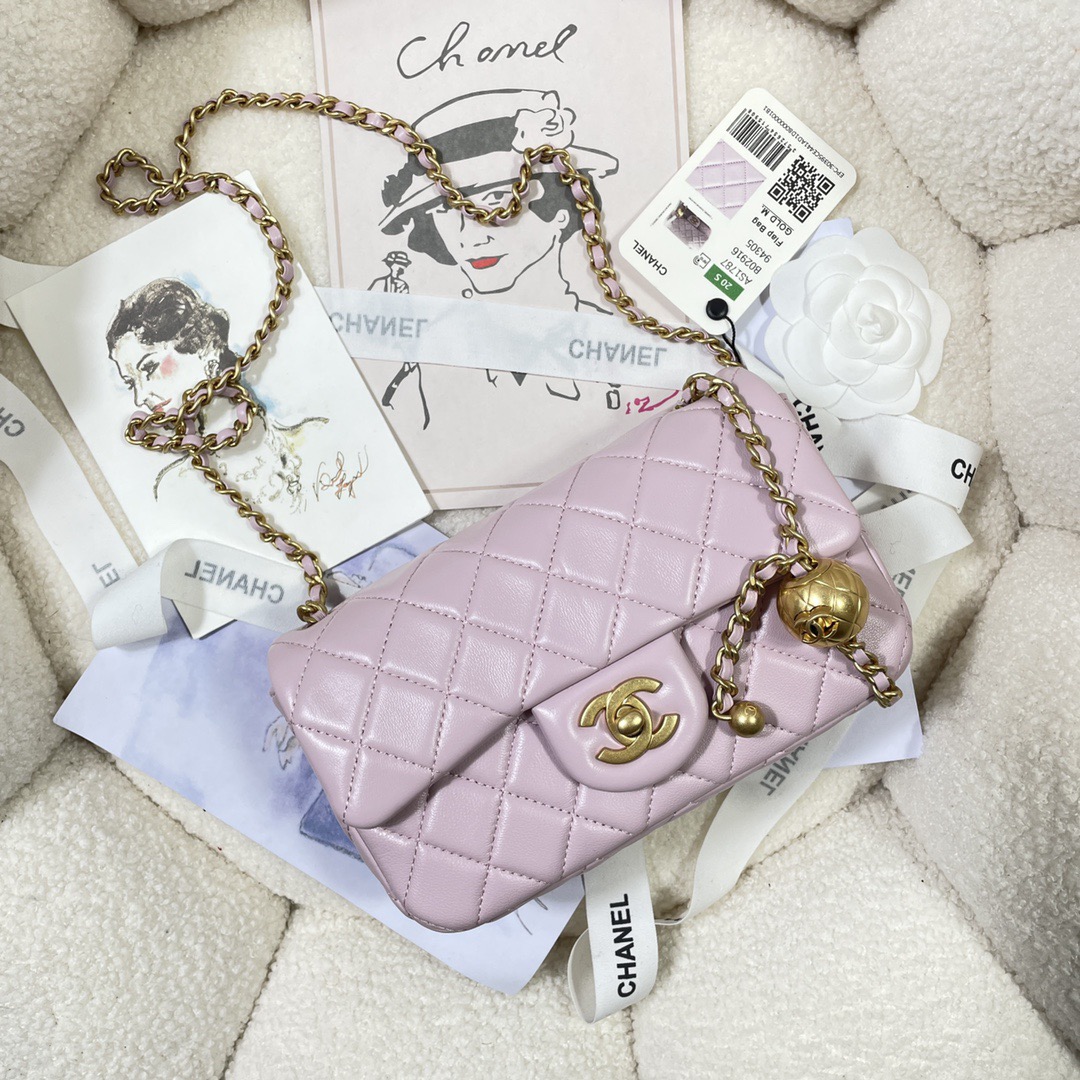 Chanel AS1787 Shoulder Bags Sheepskin 20cm