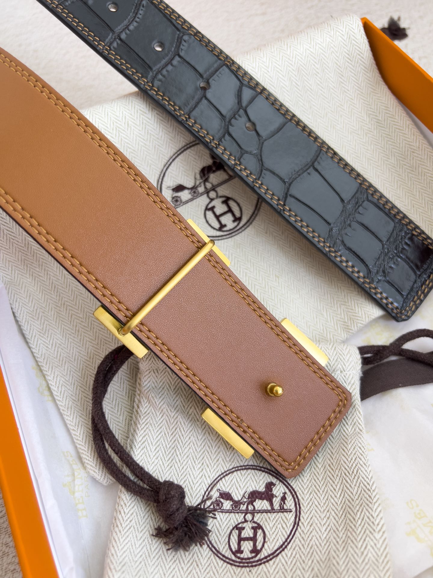 Hermes Men Belt Width 3.8cm
