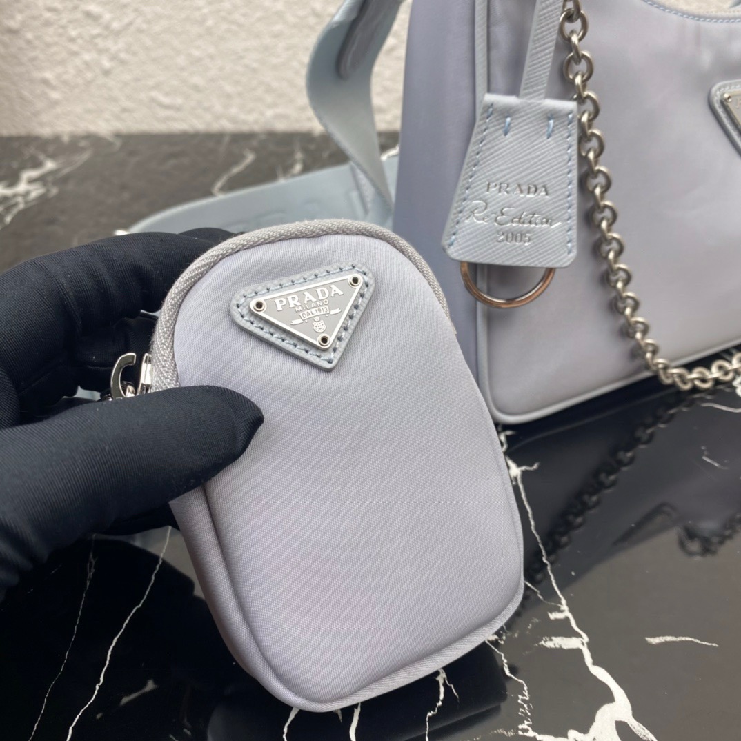 Prada 1BH204 Redition 2005 Women Bags Canvas 22*12*6cm