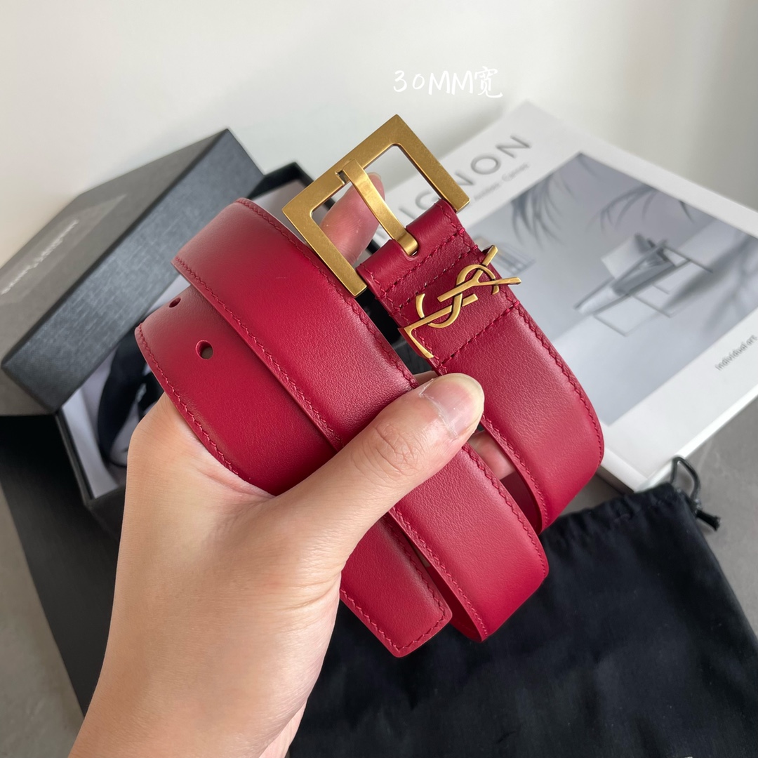 YSL Women Belt Width 3cm