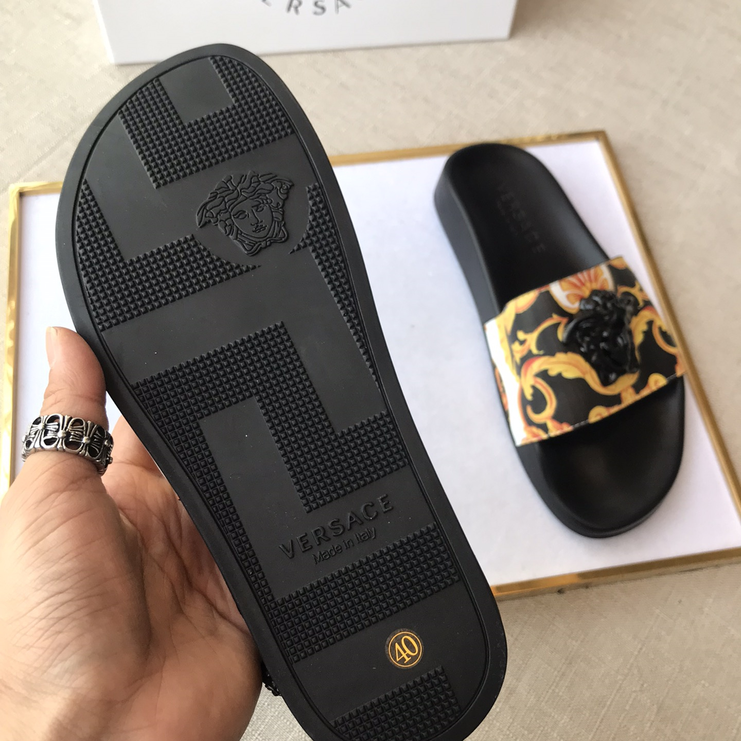 Versace Mens Women Sandals Gr. 36-46