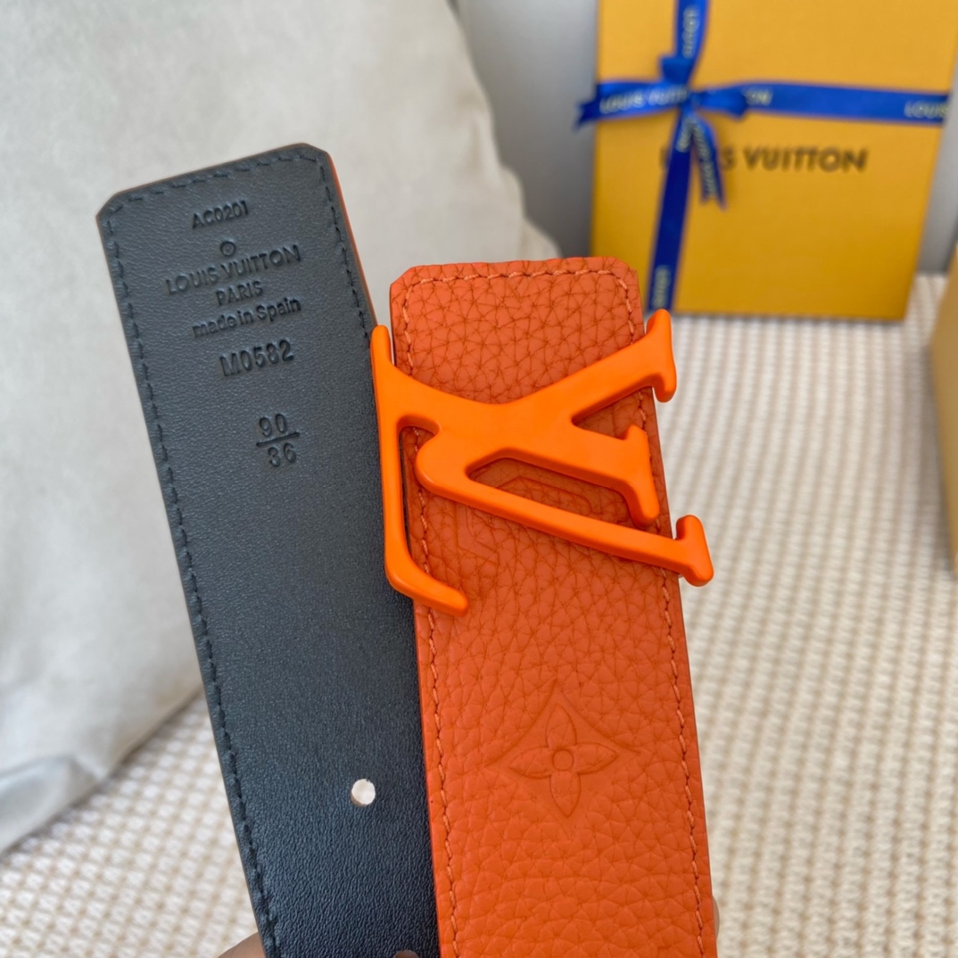Louis Vuitton Men Belt Width 4cm