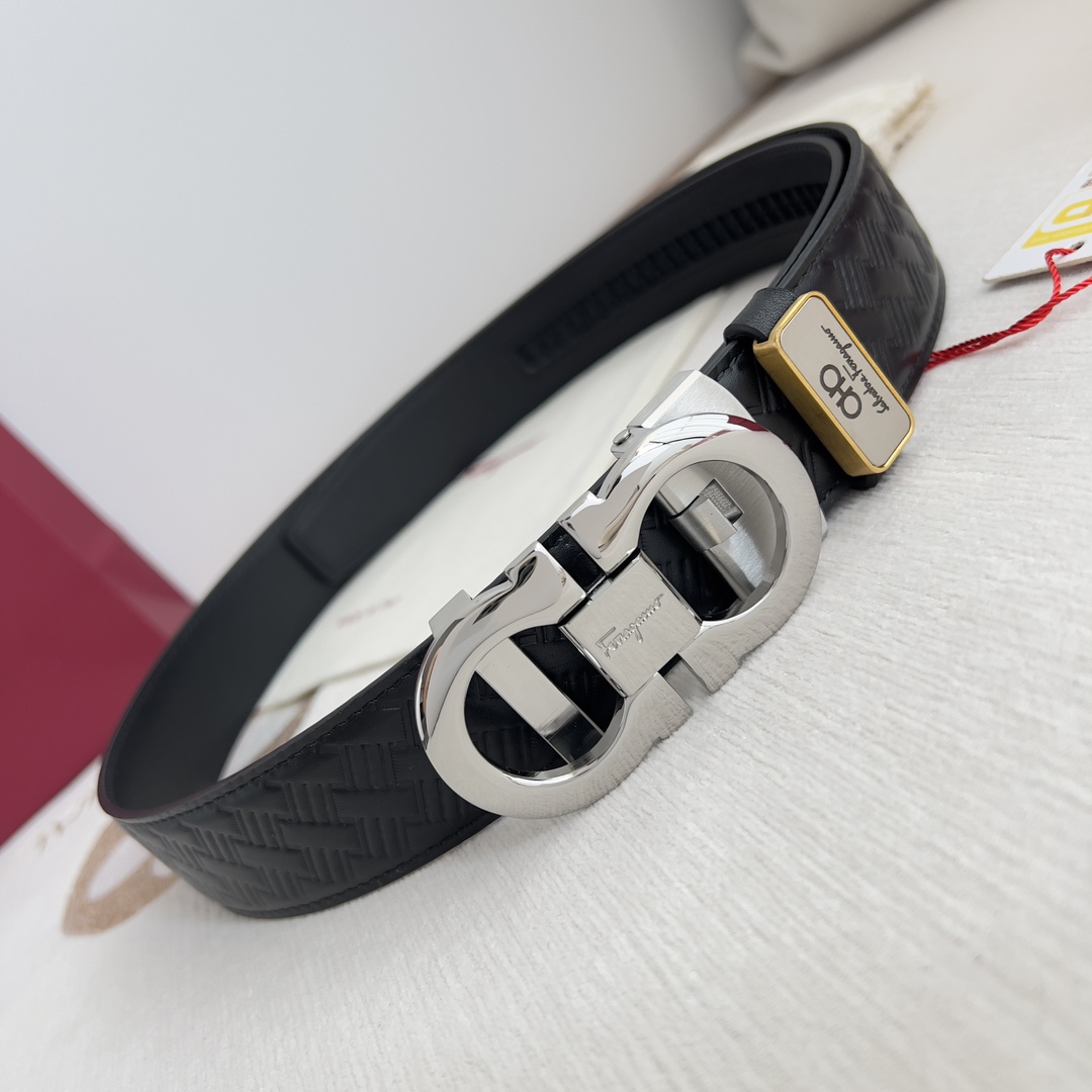 Ferragamo Men Belt Width 3.5cm