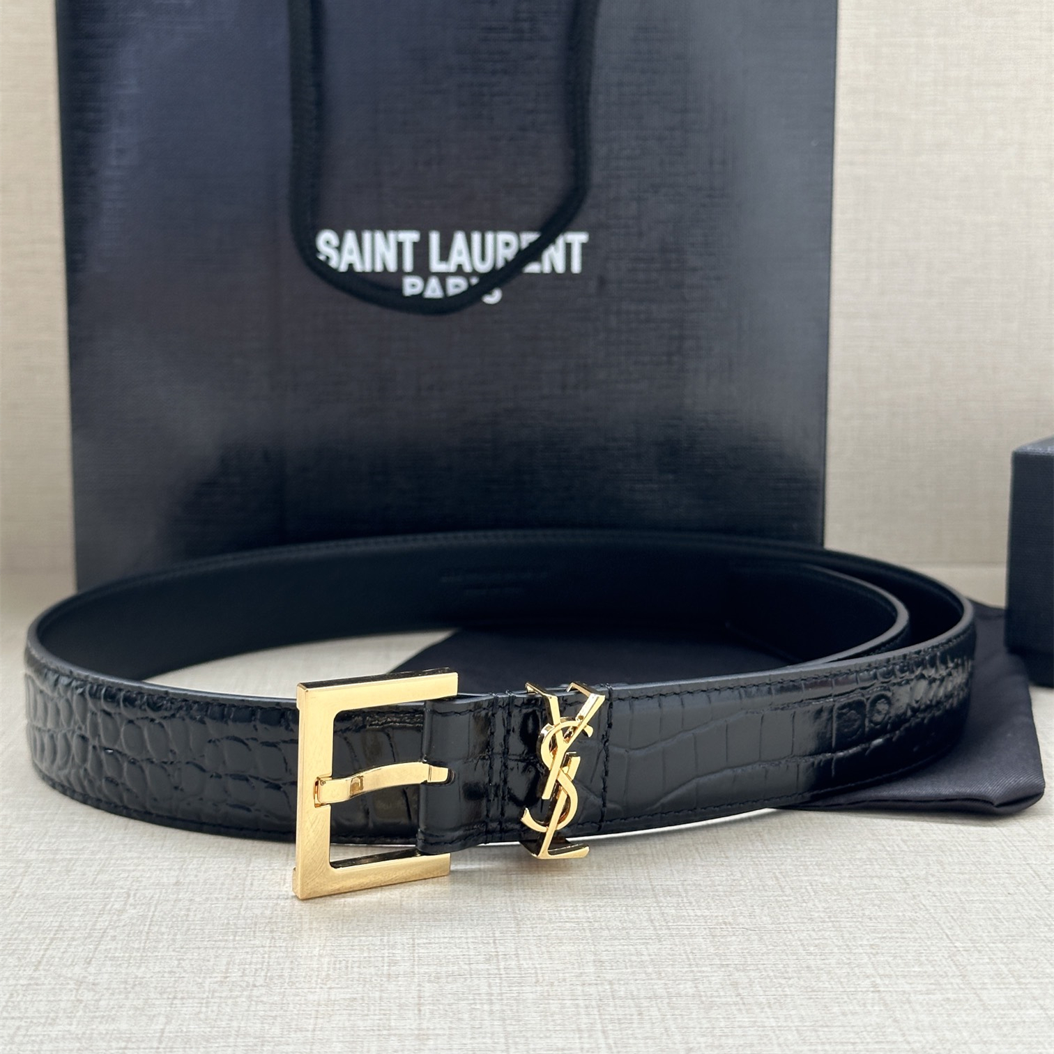 YSL Women Belt Width 3cm