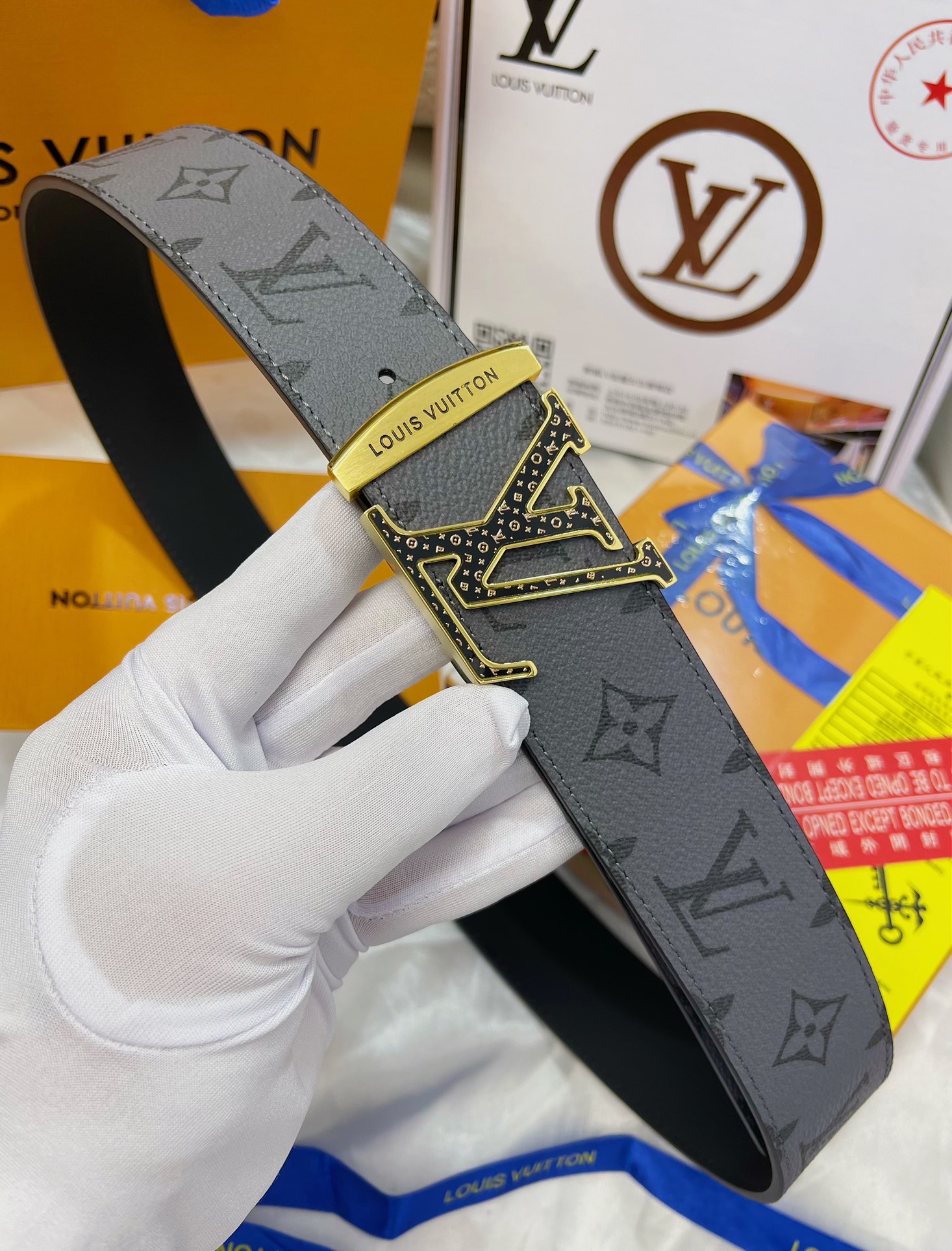 Louis Vuitton Men Belt Width 3.8cm