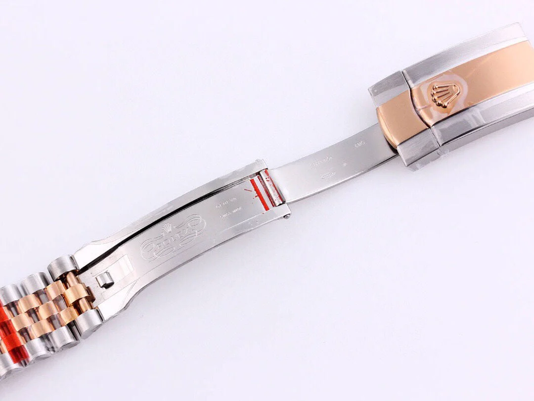 DATEJUST 41MM TWO-TONE WHITE DIAL DIAMOND NUMERAL