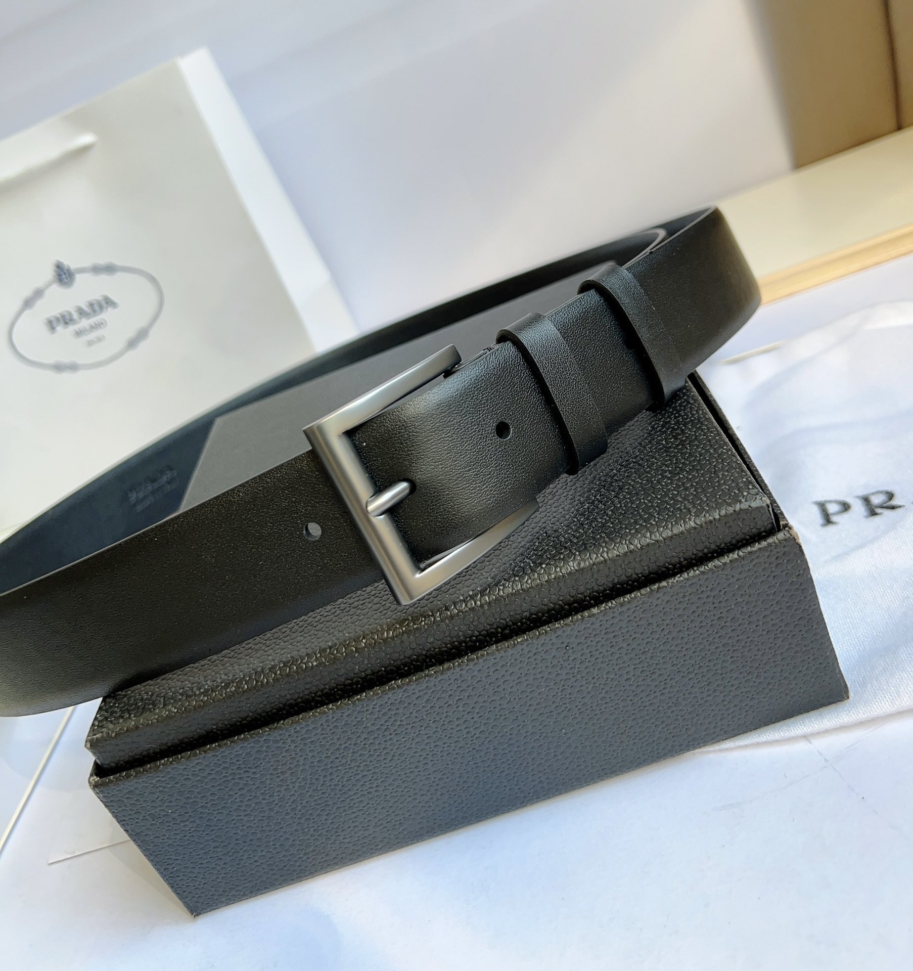 Prada Men Belt Width 3.5cm