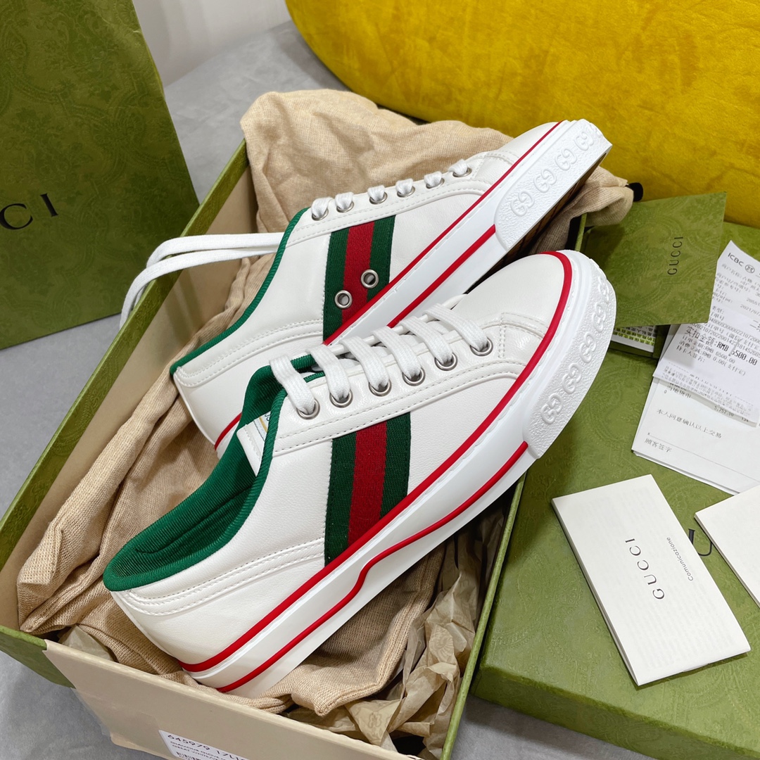 Men's GG Gucci Tennis 1977 sneaker Size 35-45 4-Color