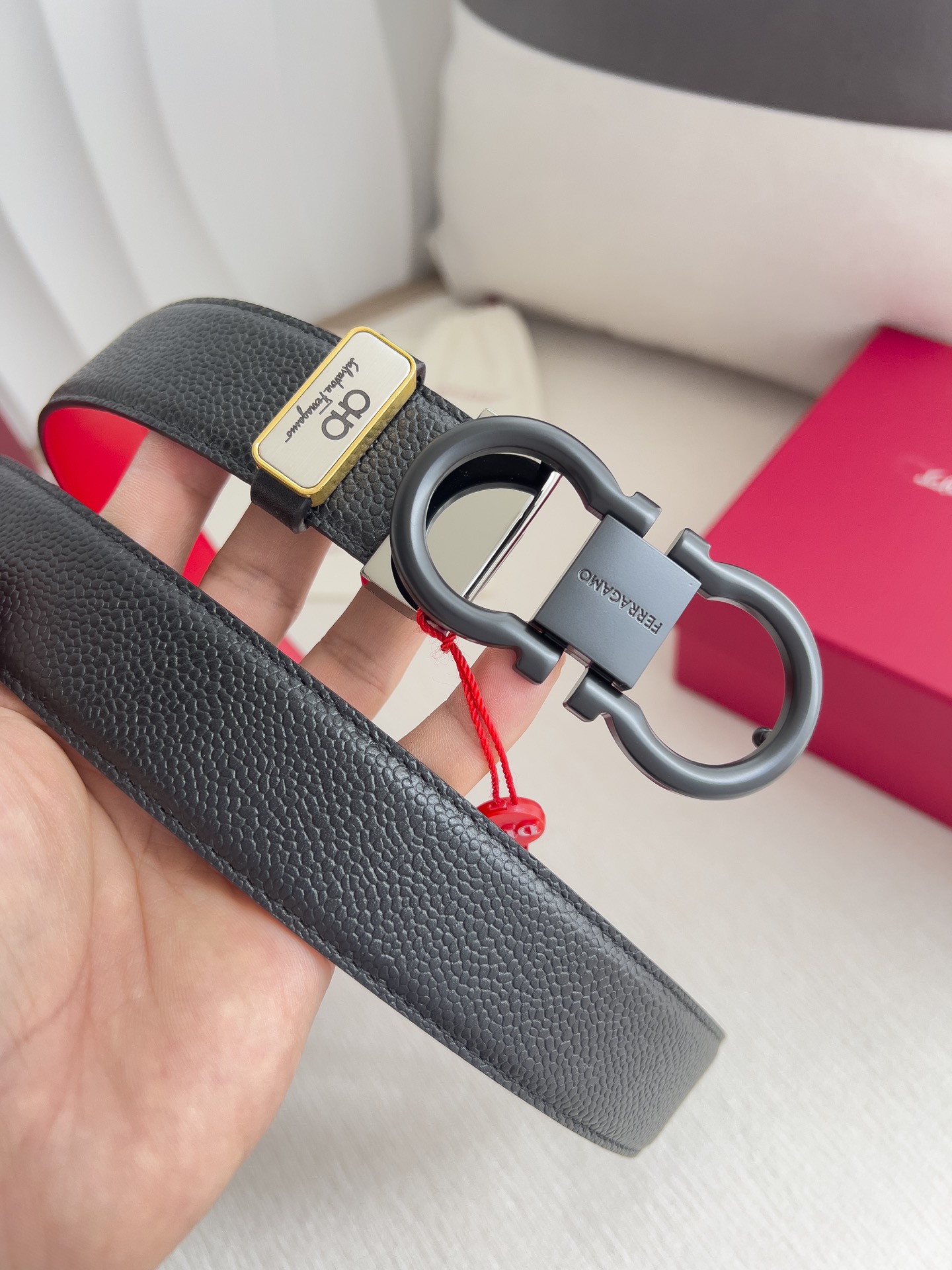 Ferragamo Men Belt Width 3.5cm