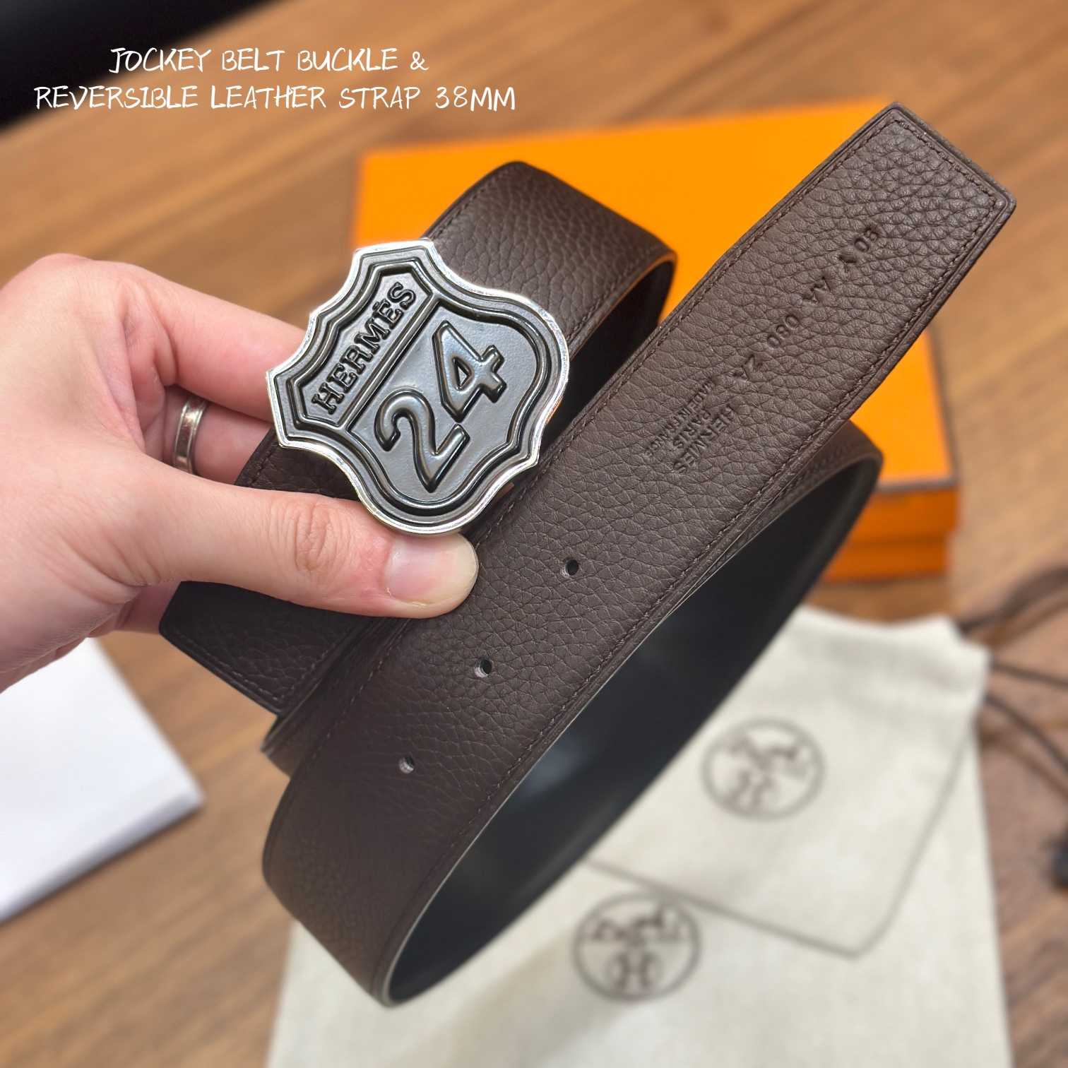 Hermes Men Belt Width 3.8cm