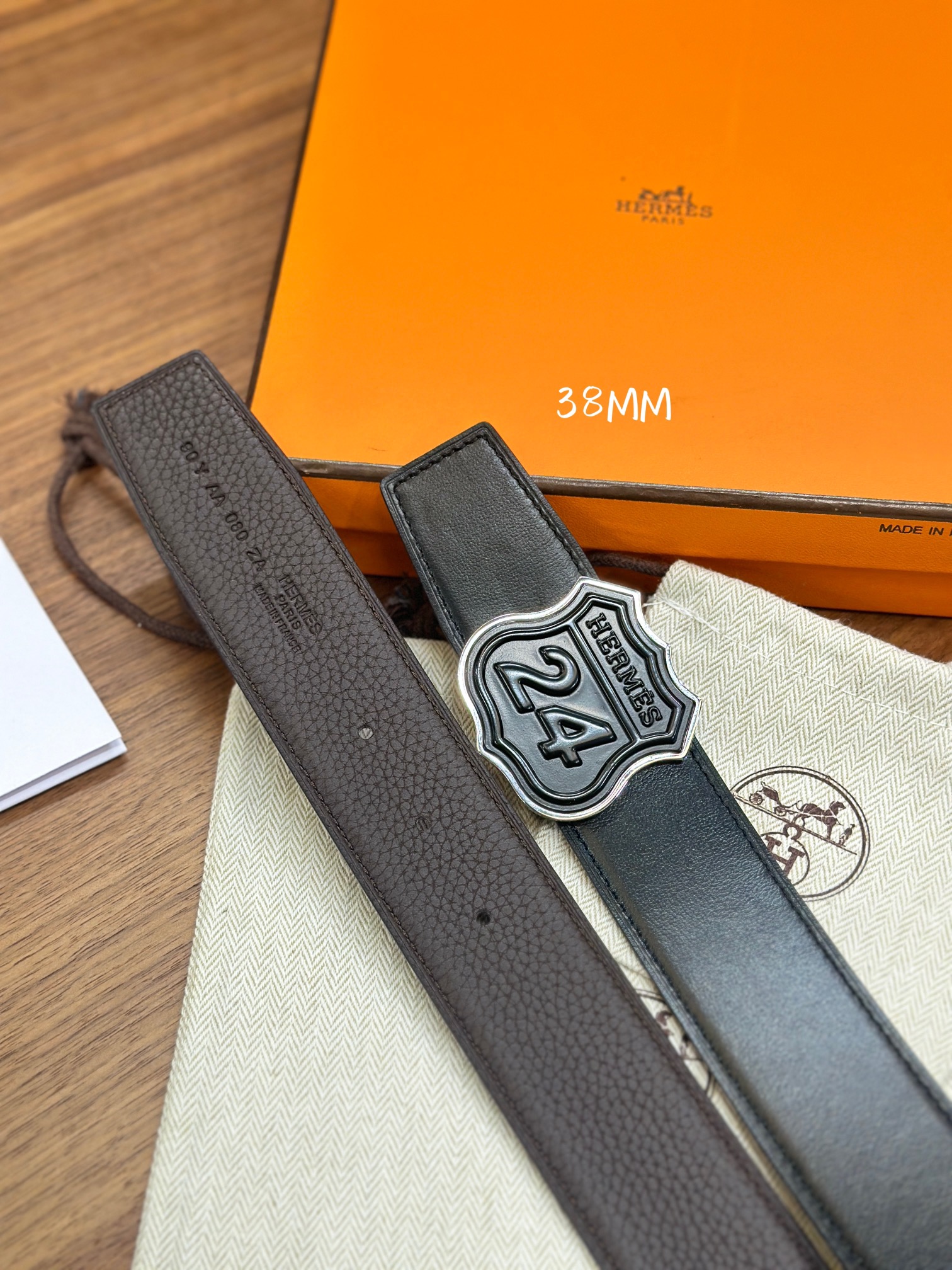 Hermes Men Belt Width 3.8cm