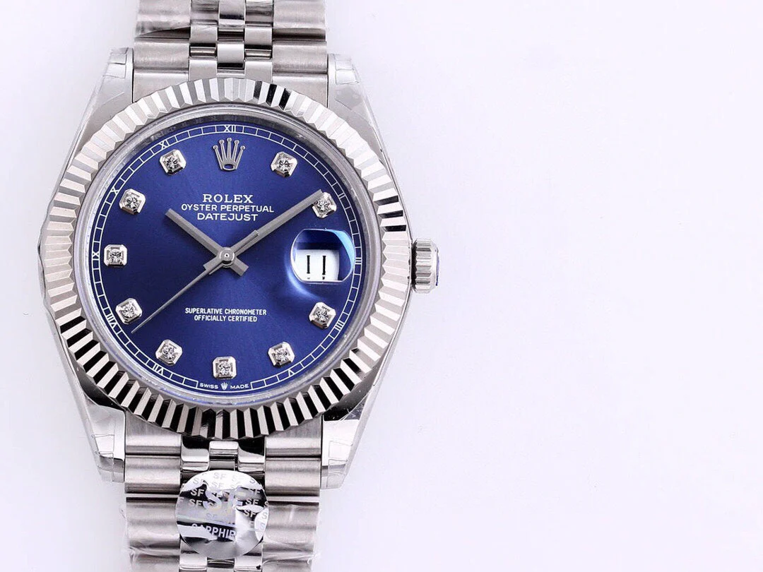 DATEJUST 41MM STAINLESS STEEL BLUE DIAL