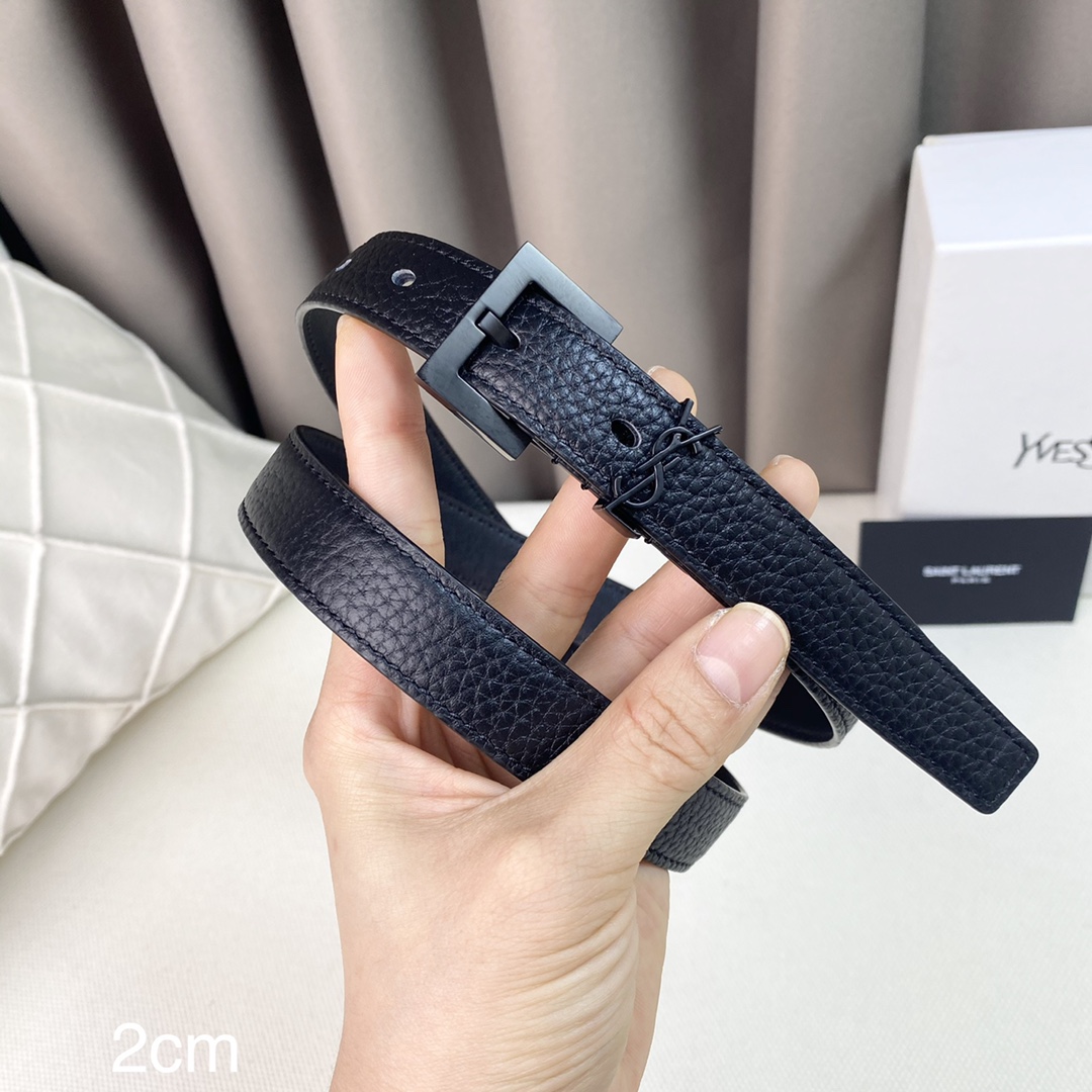 YSL Women Belt Width 2cm