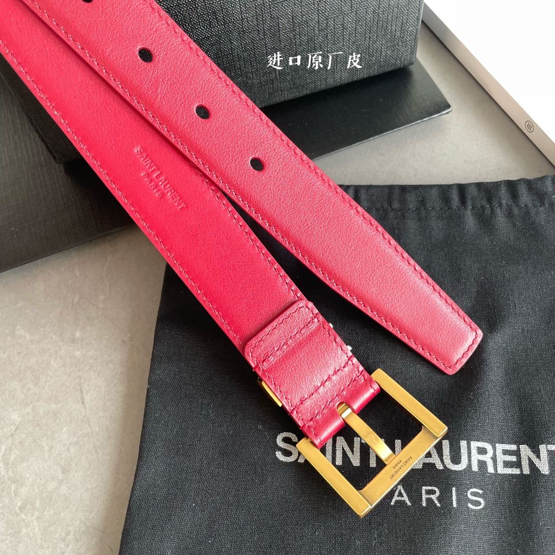 YSL Women Belt Width 3cm