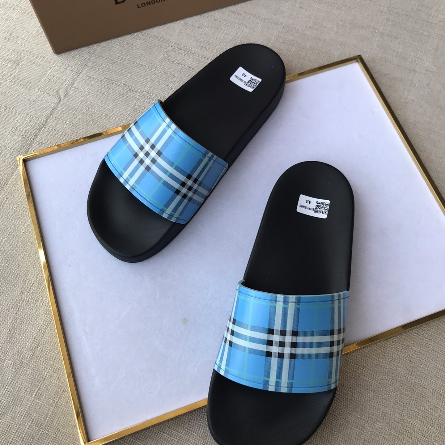 Burberry Mens Women Sandals Gr. 36-46