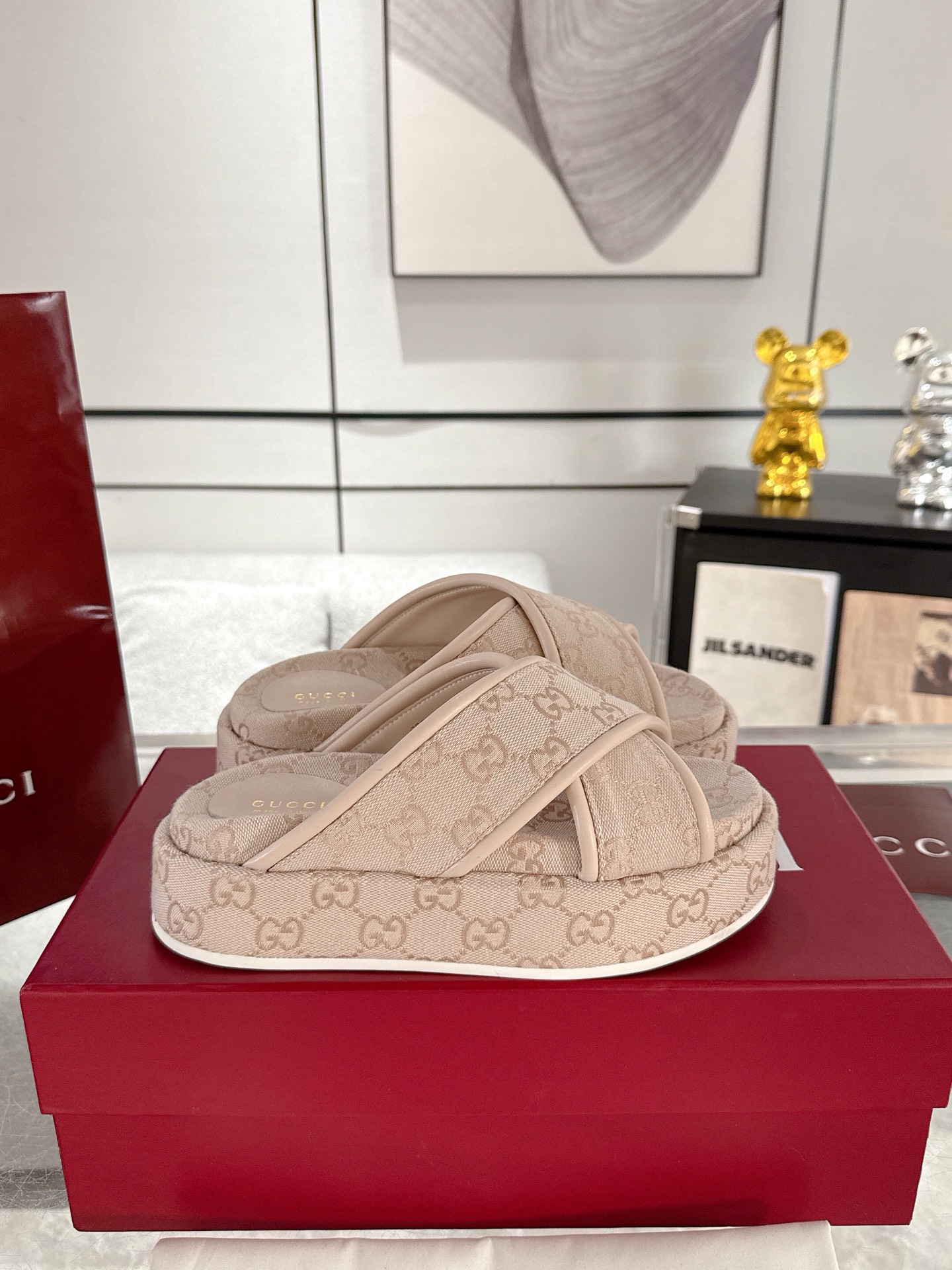 Gucci Platform Sandal Slippers Size 36-44