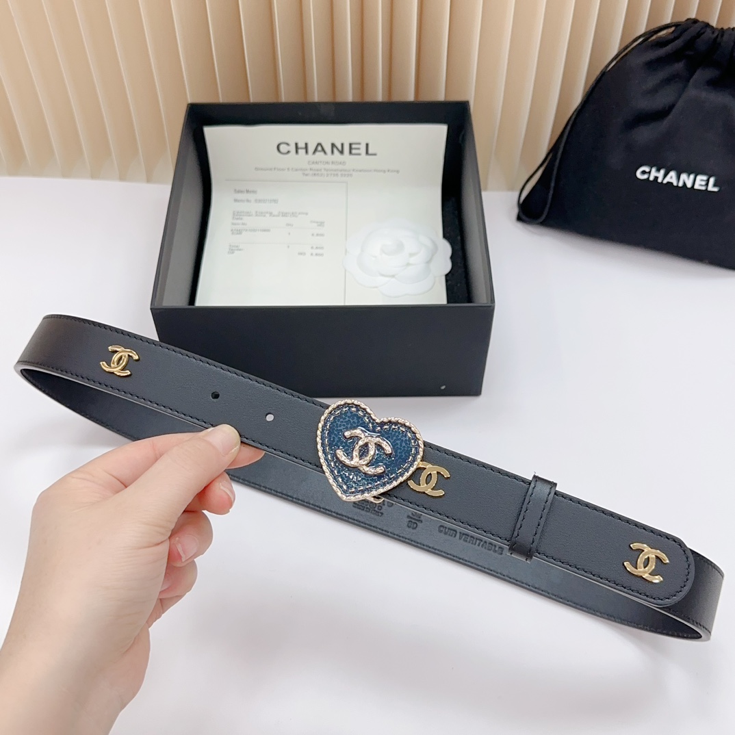 Chanel Women Belt Width 3cm