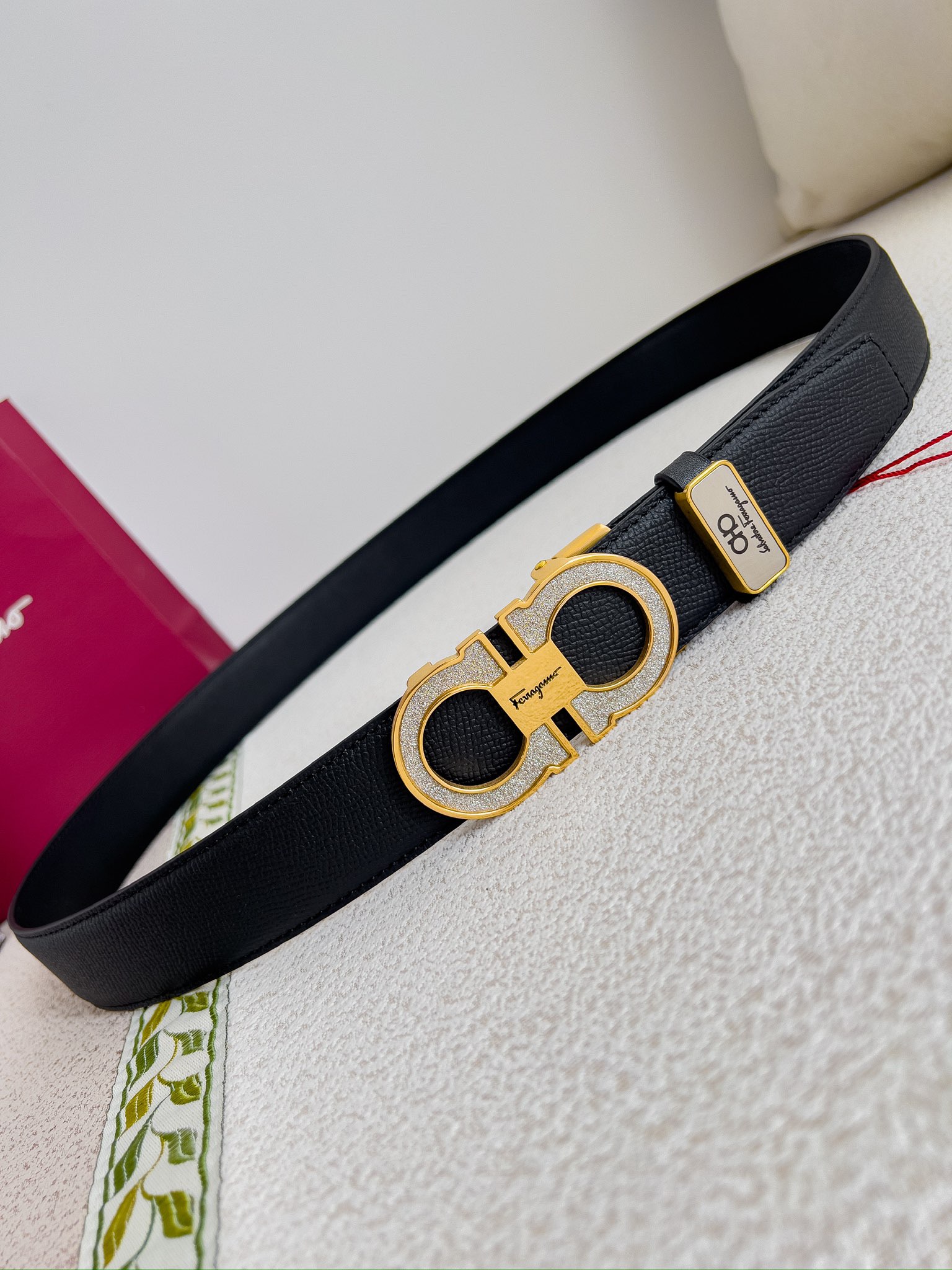 Ferragamo Men Belt Width 3.5cm