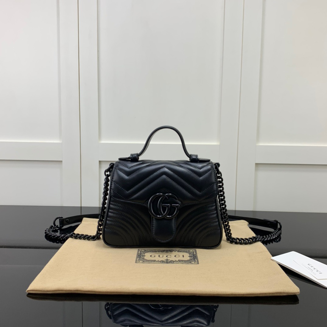 Gucci GG Marmont Top Handle Bags for Women Size 21*15.5*8cm