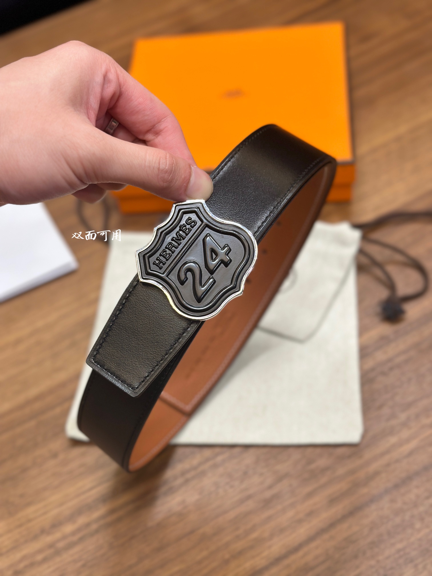 Hermes Men Belt Width 3.8cm