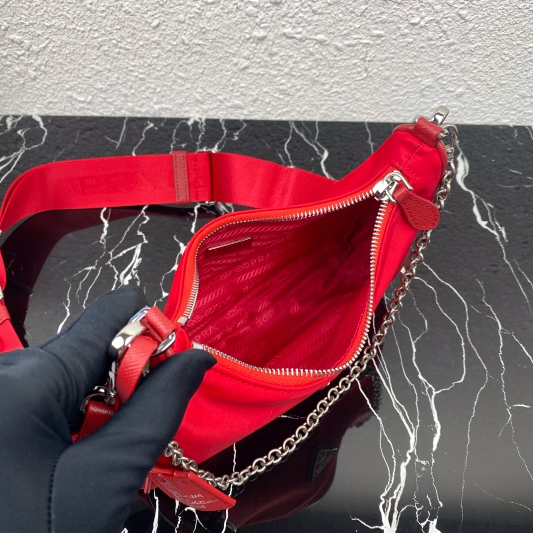 Prada 1BH204 Redition 2005 Women Bags Canvas 22*12*6cm