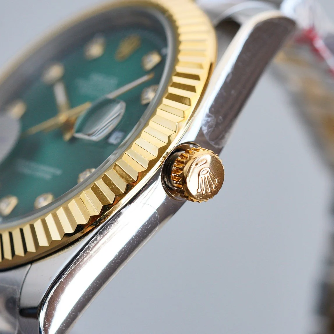 DATEJUST 41MM TWO-TONE GREEN DIAL JUBILEE BRACELET