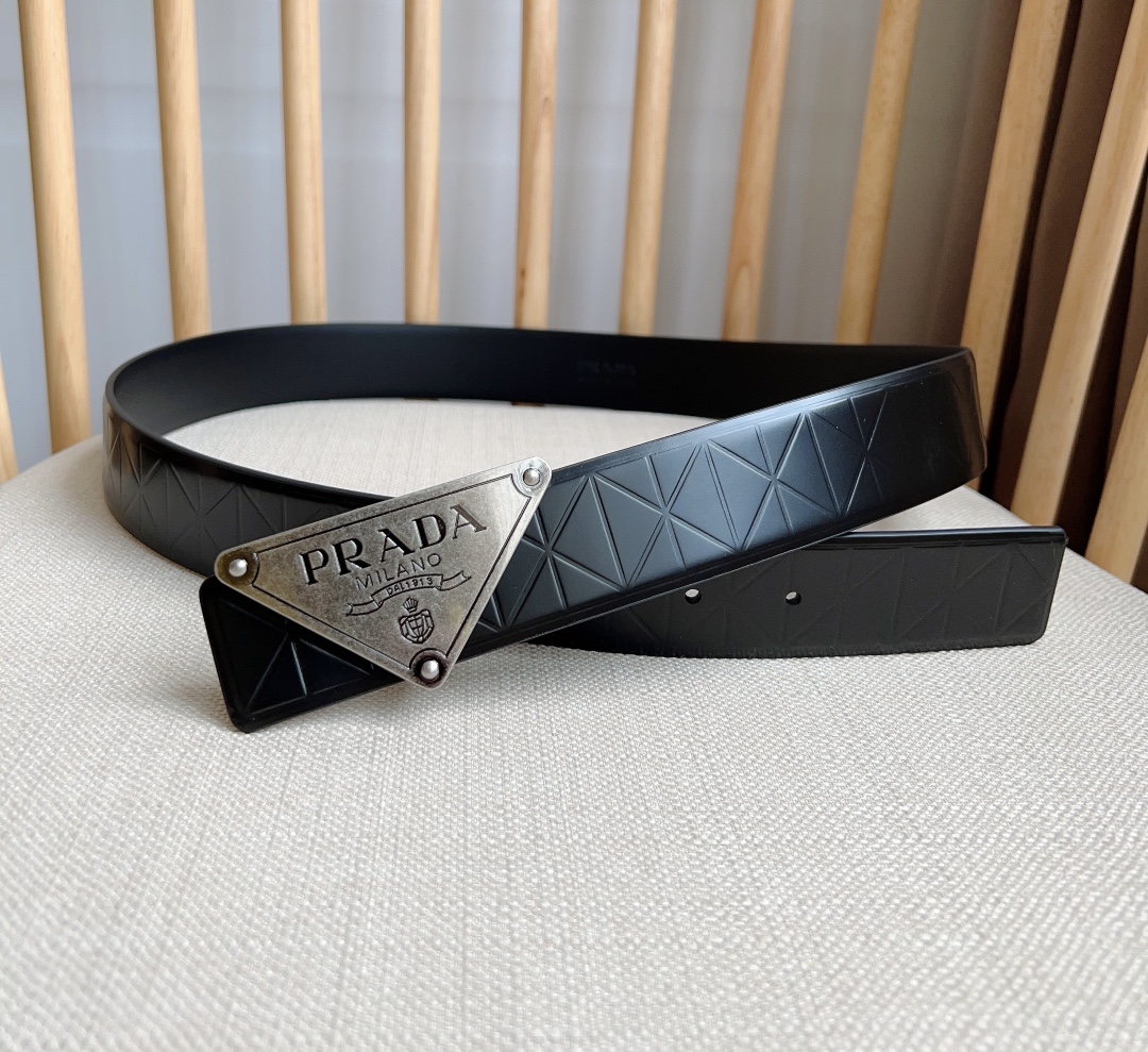 Prada Men Belt Width 3.5cm