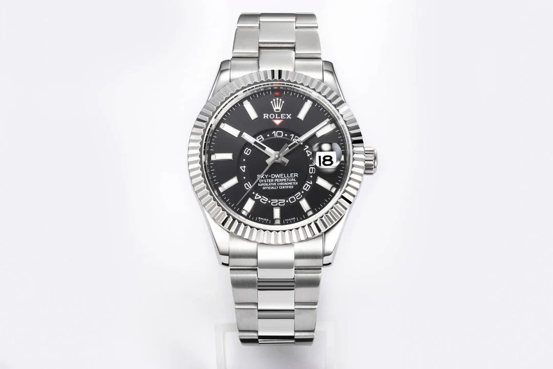 Rolex Sky-Dweller 42mm Silver Black Dial