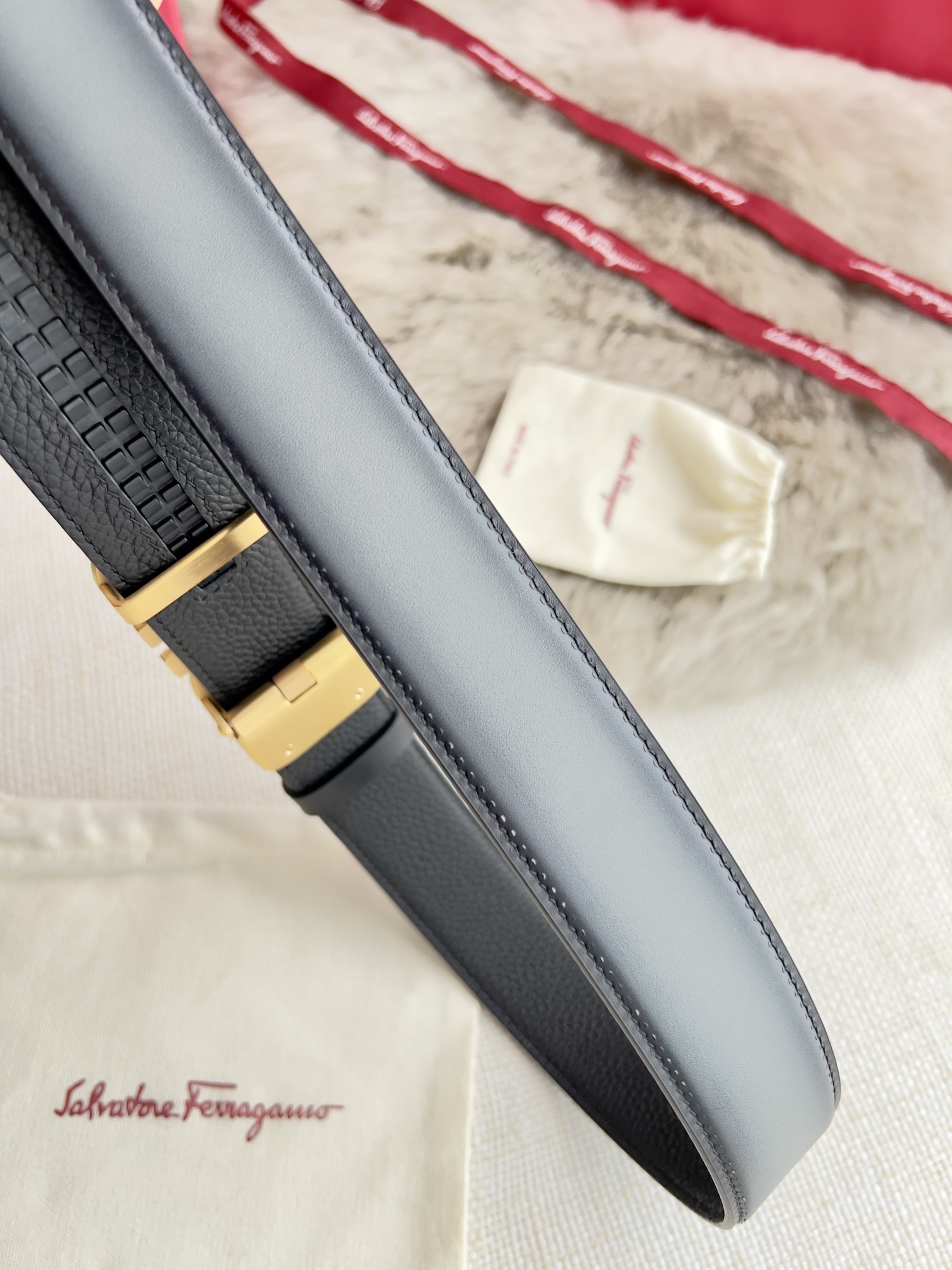 Ferragamo Men Belt Width 3.5cm