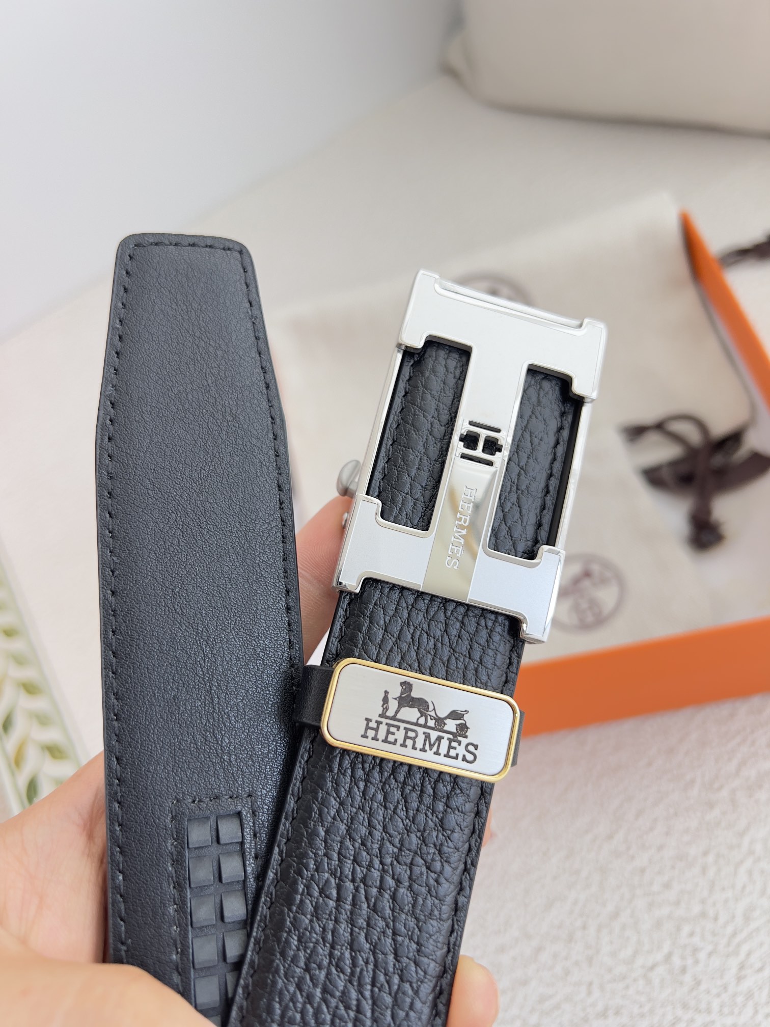 Hermes Men Belt Width 3.5cm