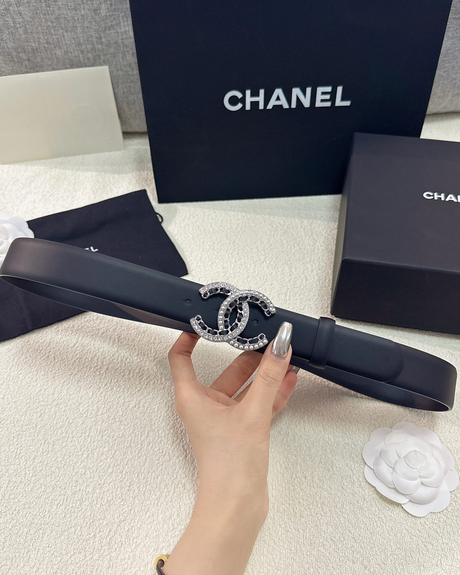 Chanel Women Belt Width 2.8cm