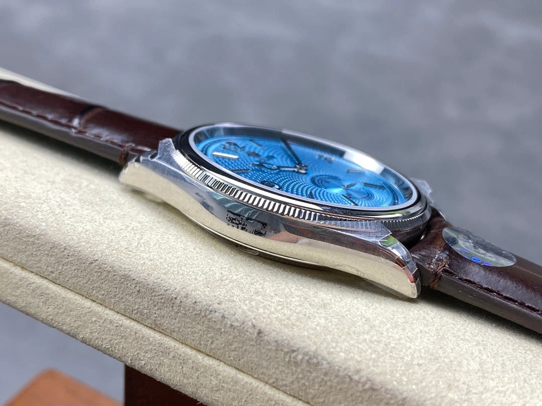 Rolex Perpetual 39mm Brown Blue Dail