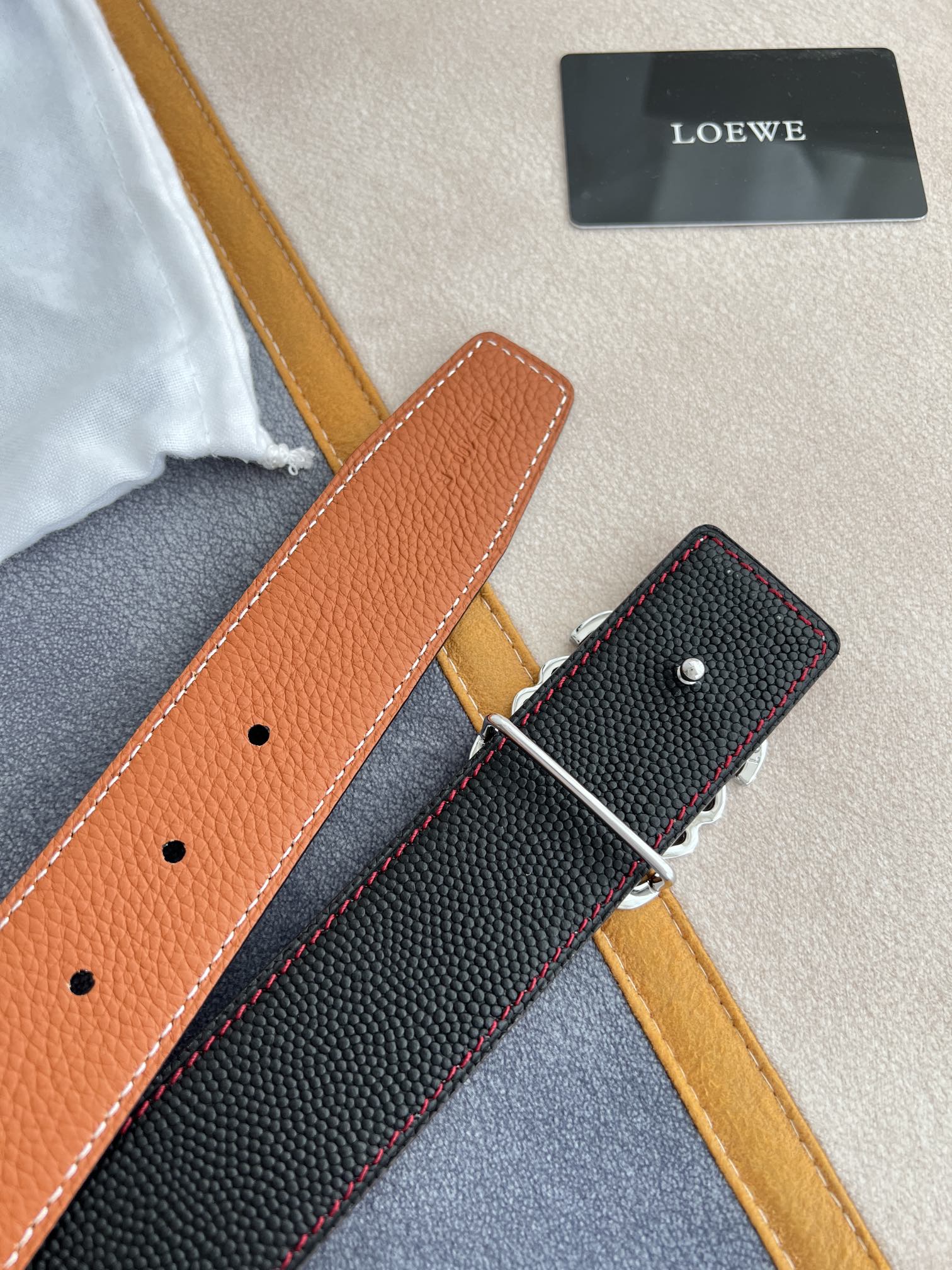 Loewe Men Belt Width 3.8cm