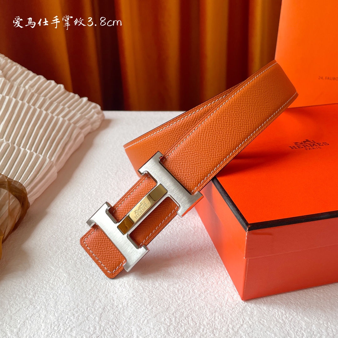 Hermes Men Belt Width 3.8cm