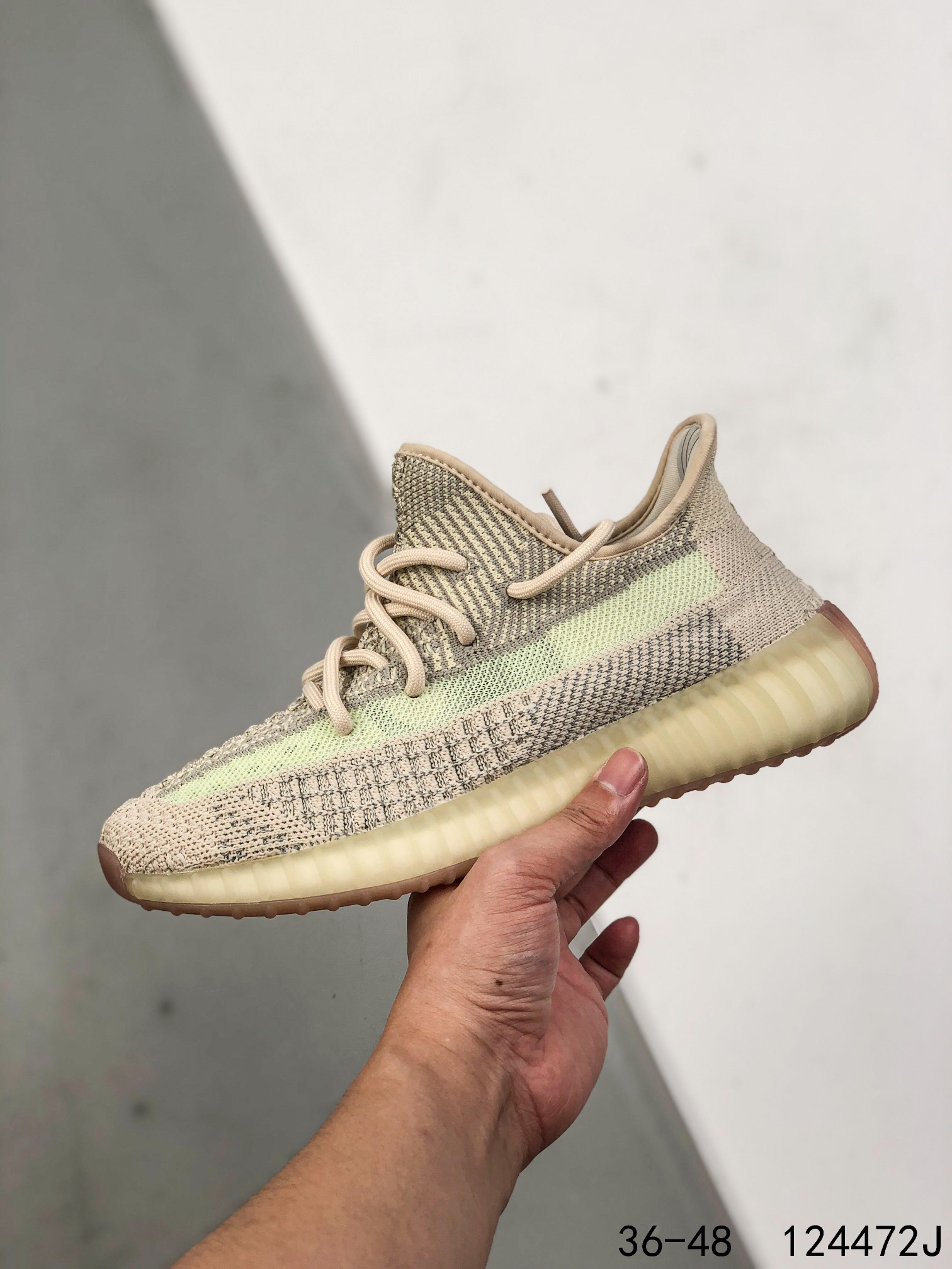 Yeezy 350 Boost 350 V2 Mens/Women Sneakers Shoes Light Brown 36 - 45