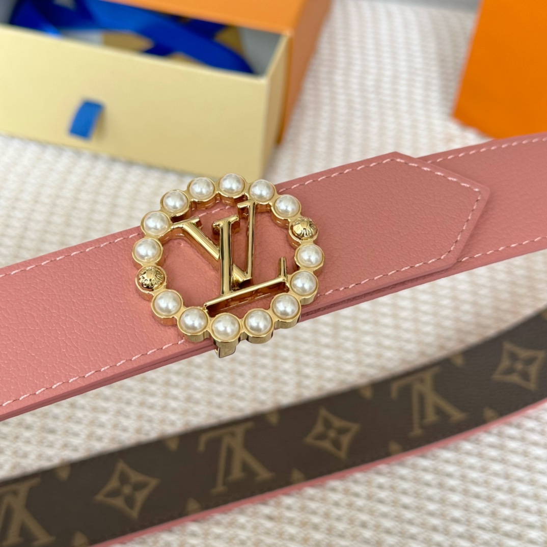 Louis Vuitton Women Belt Width 3.5cm