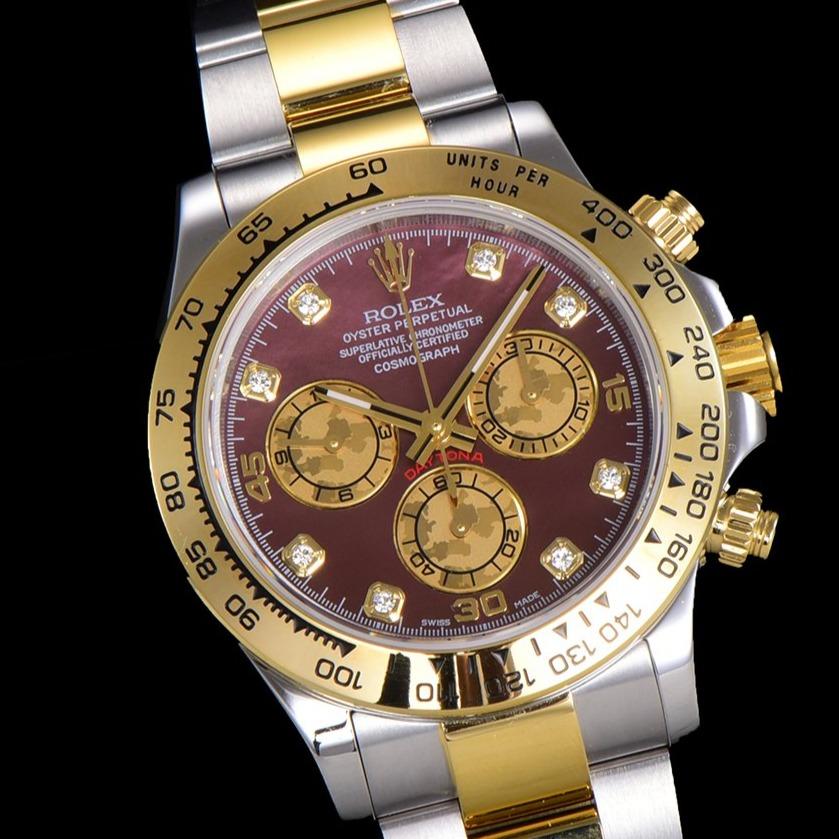 DAYTONA CUSTOM TWO-TONE RED PEARL DIAL