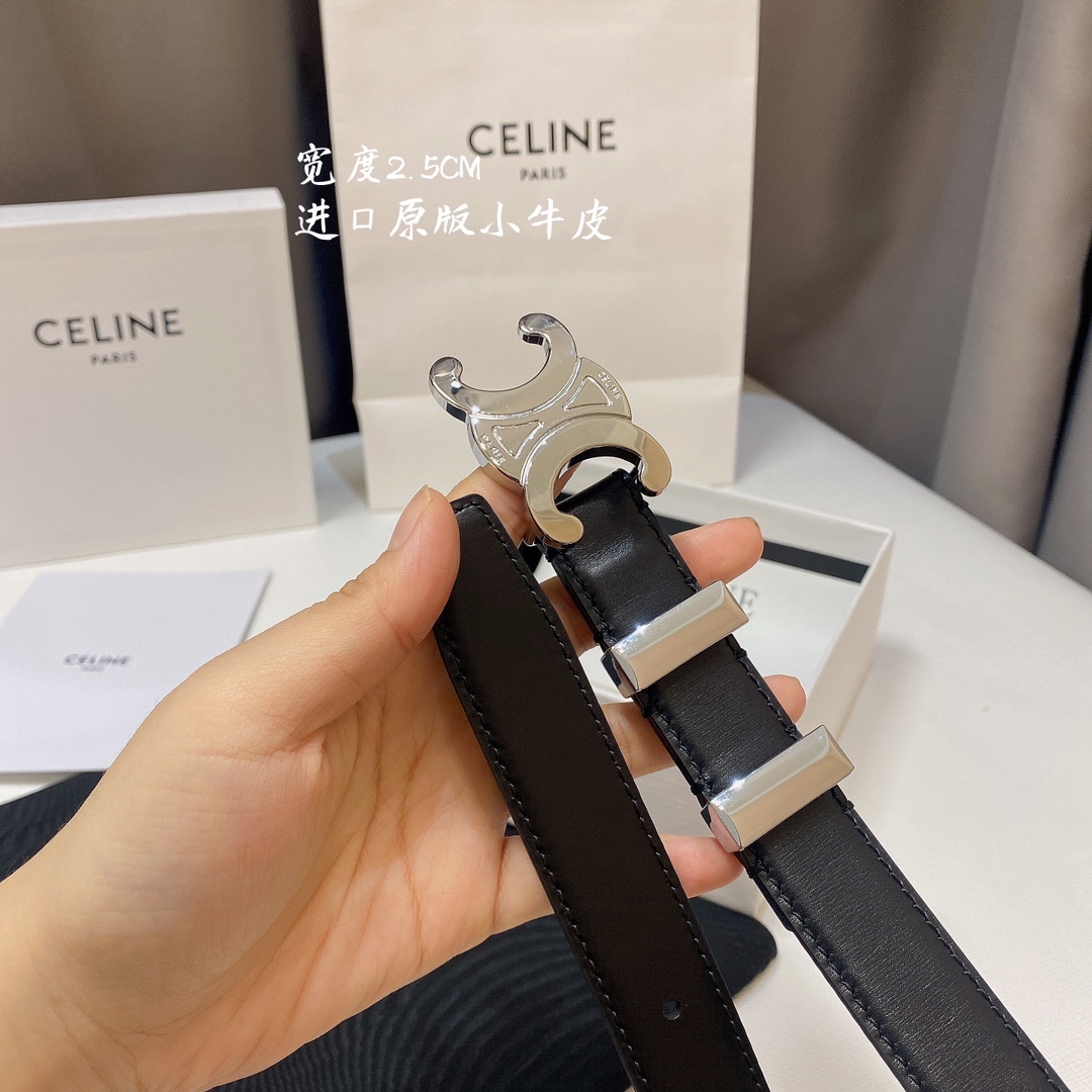 Celine Women Belt Width 2.5cm