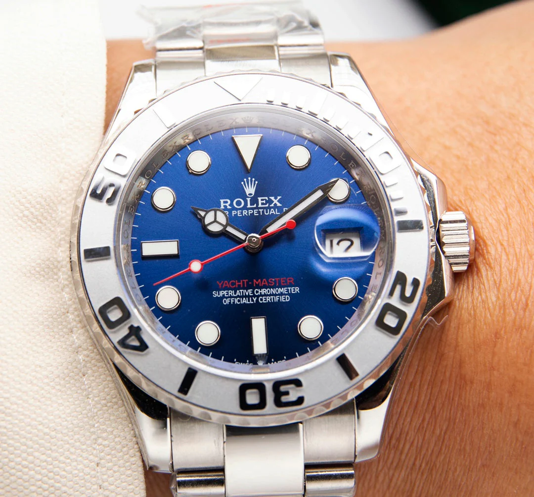 Rolex Yacht-Master 40mm Silver Blue Dial