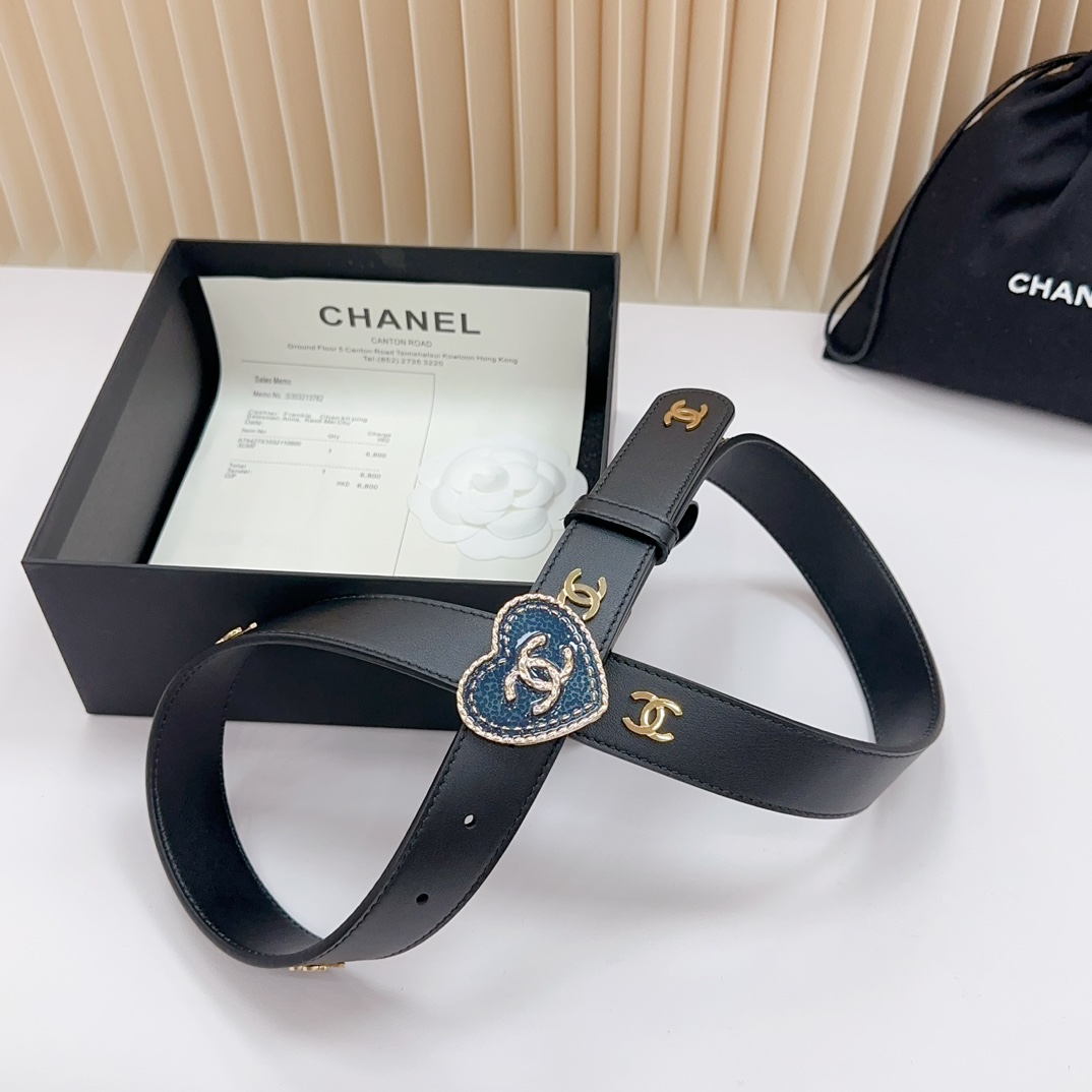 Chanel Women Belt Width 3cm