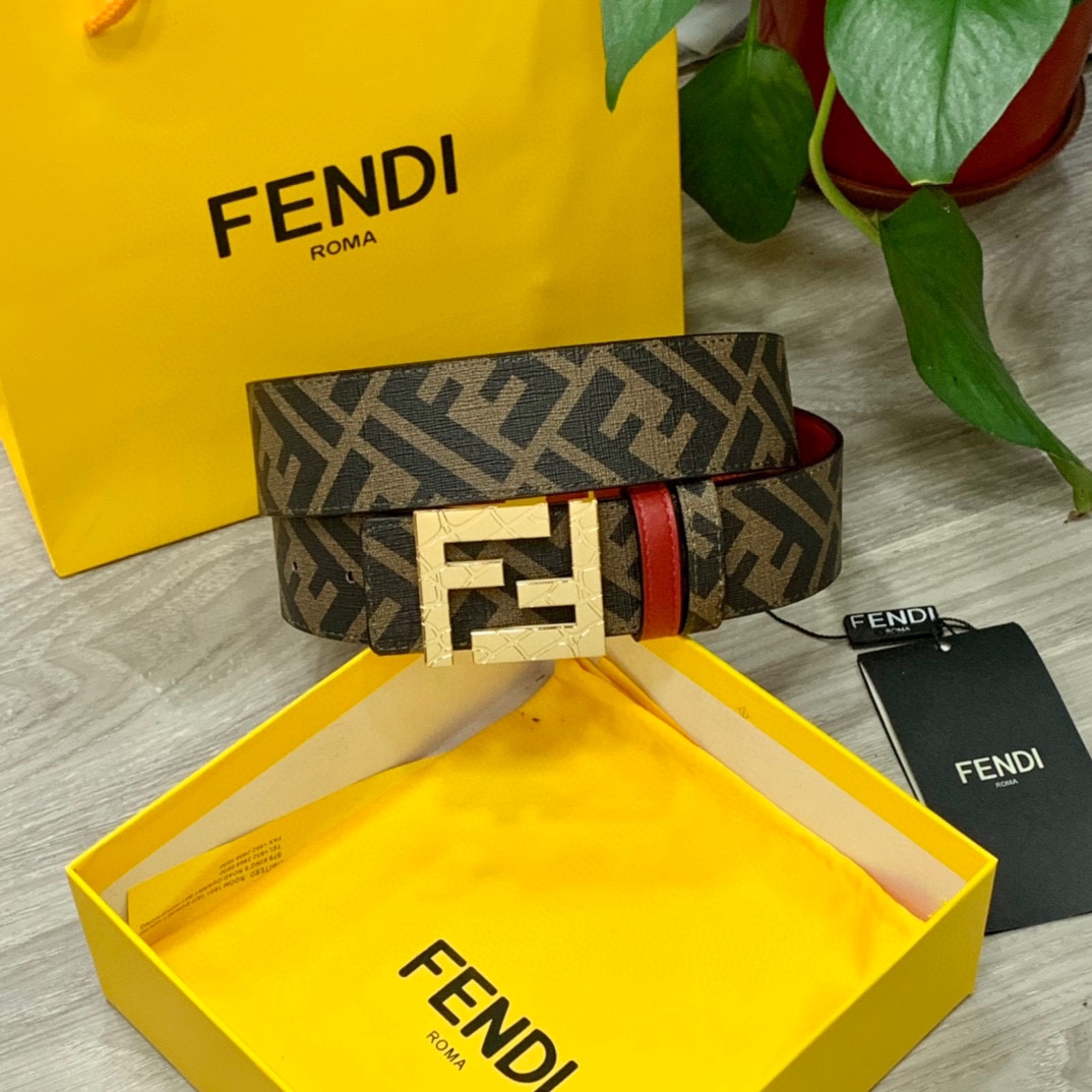 Fendi Men Belt Width 4cm