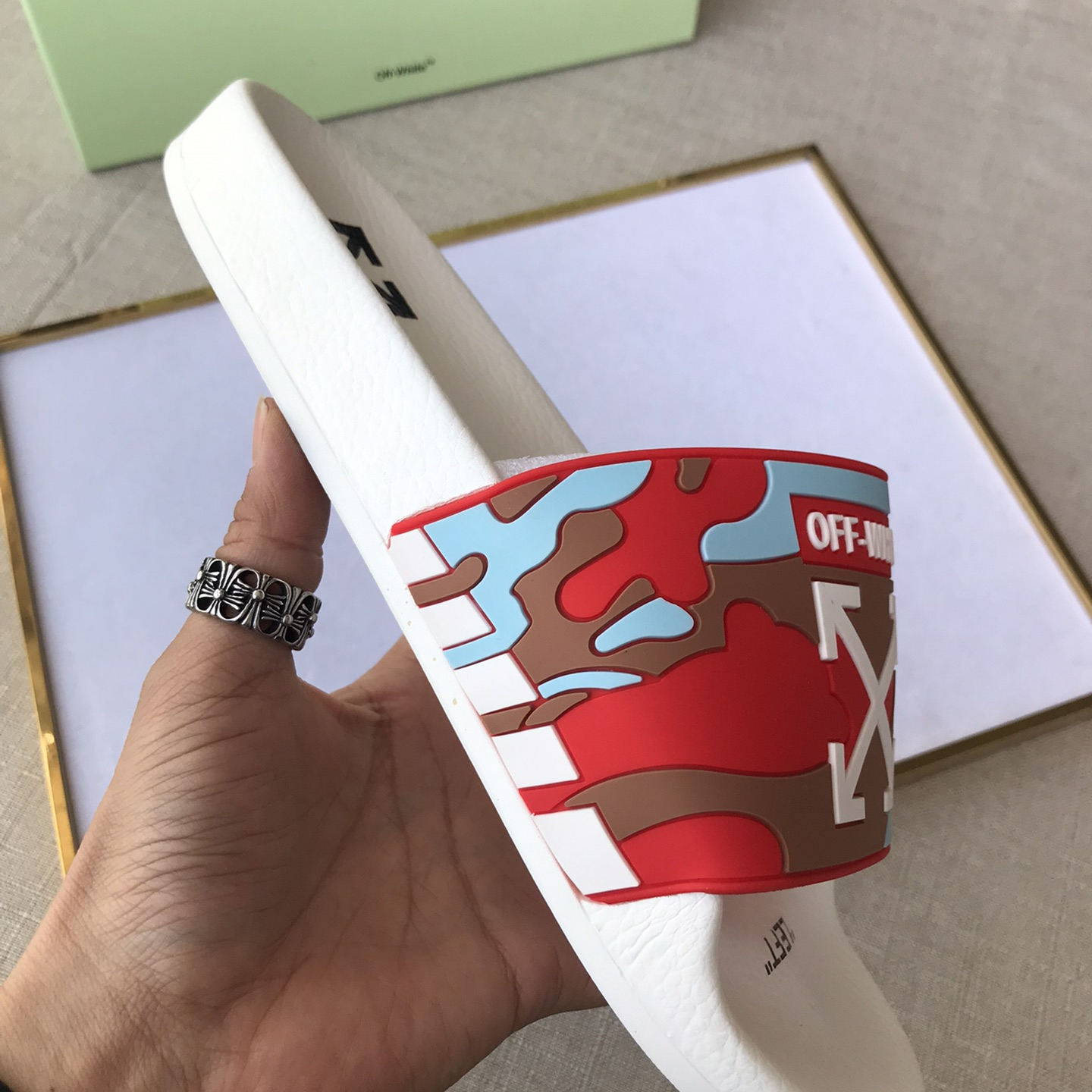 OFF White Mens Women Sandals Gr. 36-46